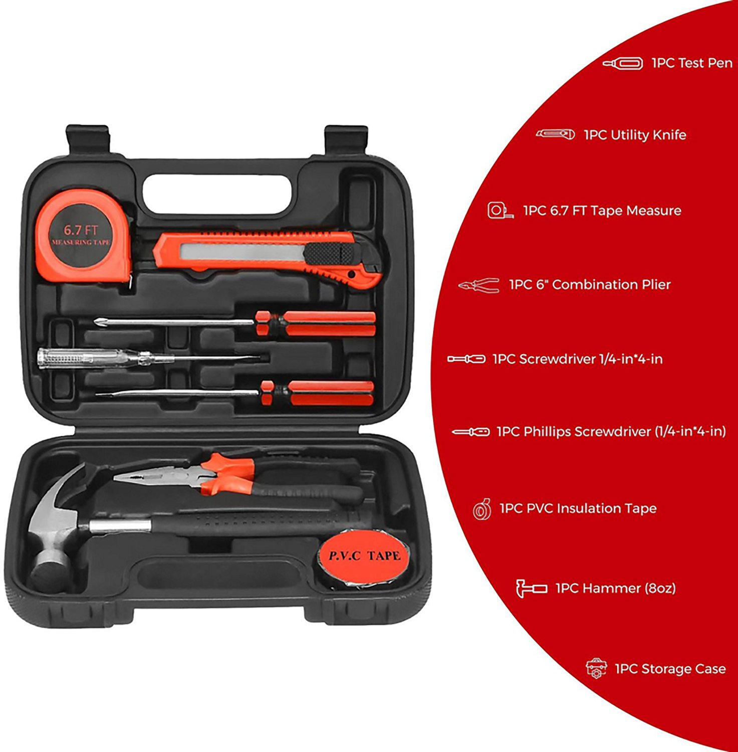 Handy Solutions 9-Piece Household Tool Set - view number 2