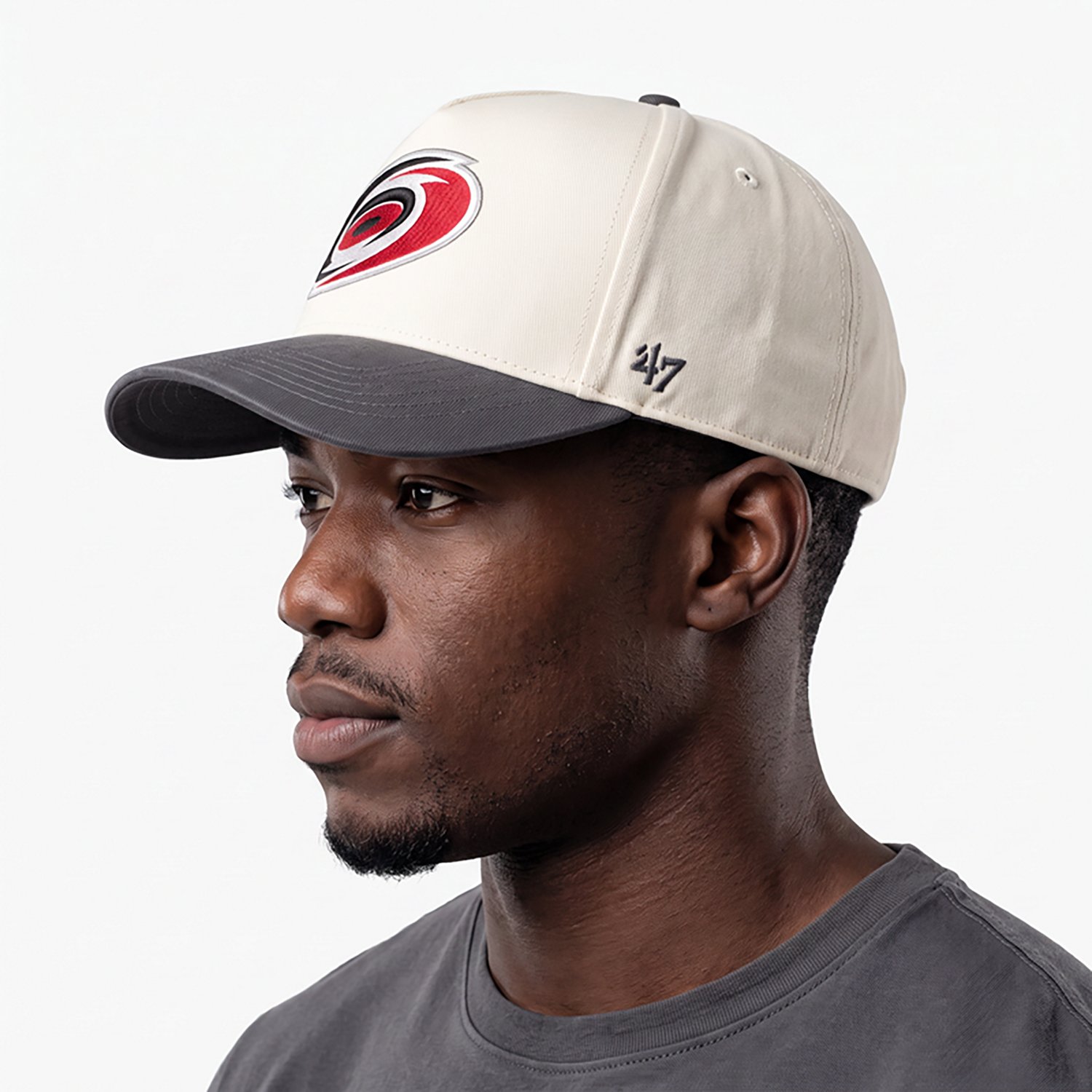 '47 Charcoal Carolina Hurricanes Hitch Adjustable Hat - view number 2