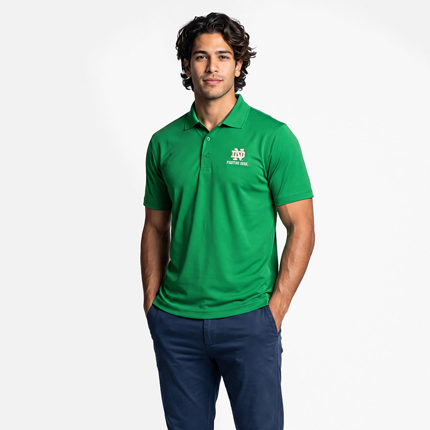 Antigua Men's Notre Dame Legacy Pique Polo Shirt