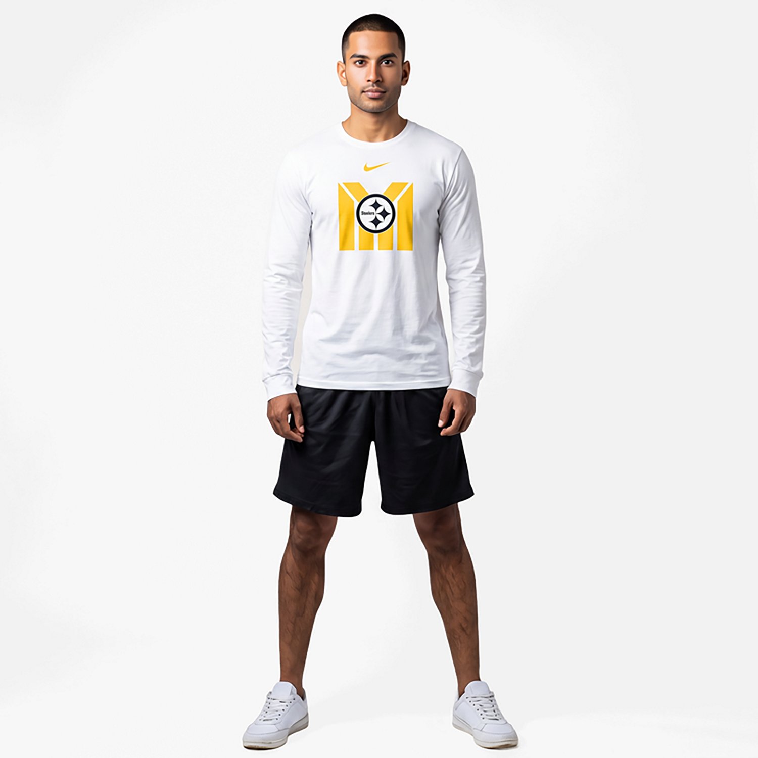 Nike Men's Pittsburgh Steelers Team Outline Alt Long Sleeve T-shirt