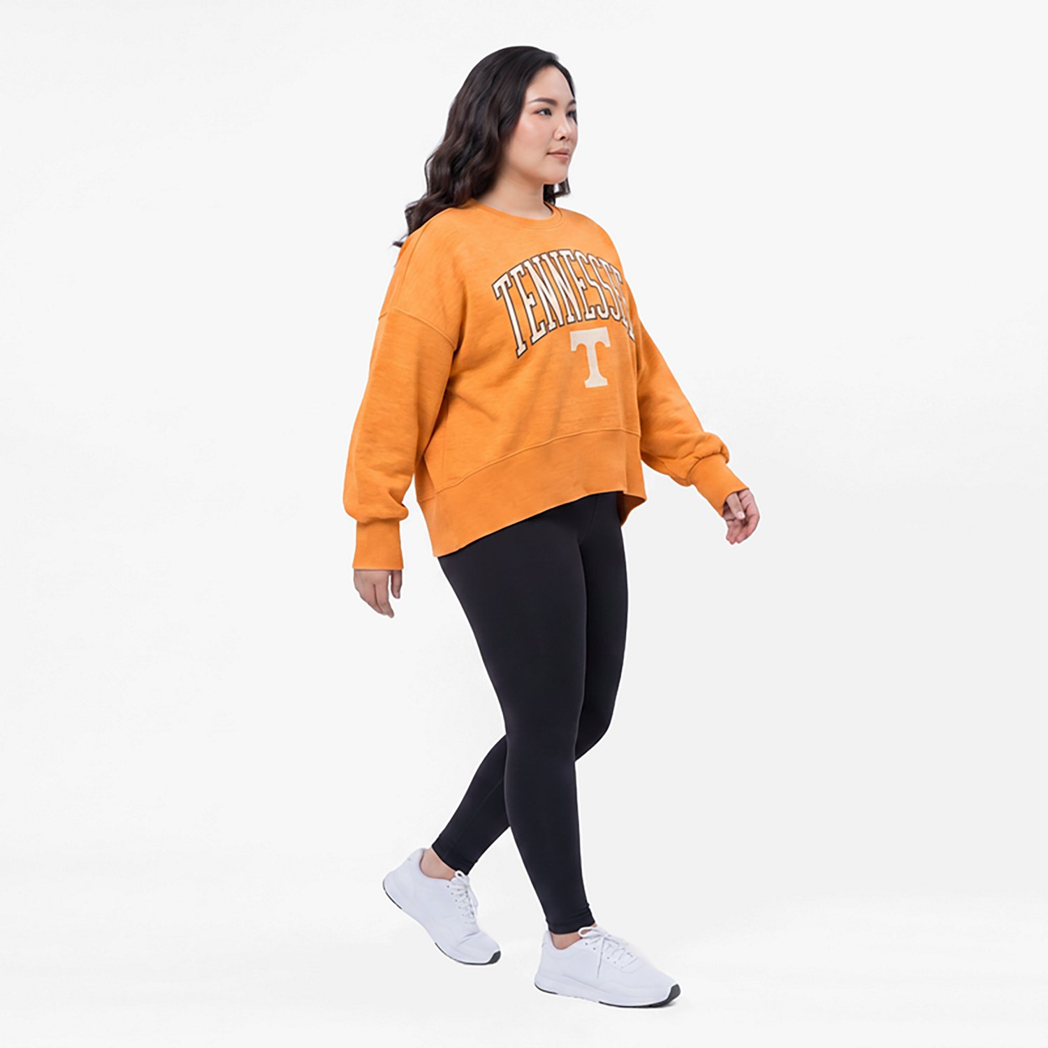 Pressbox Tennessee Tennessee Volunteers Oversized Waist-Length Crewneck Sweatshirt - view number 3