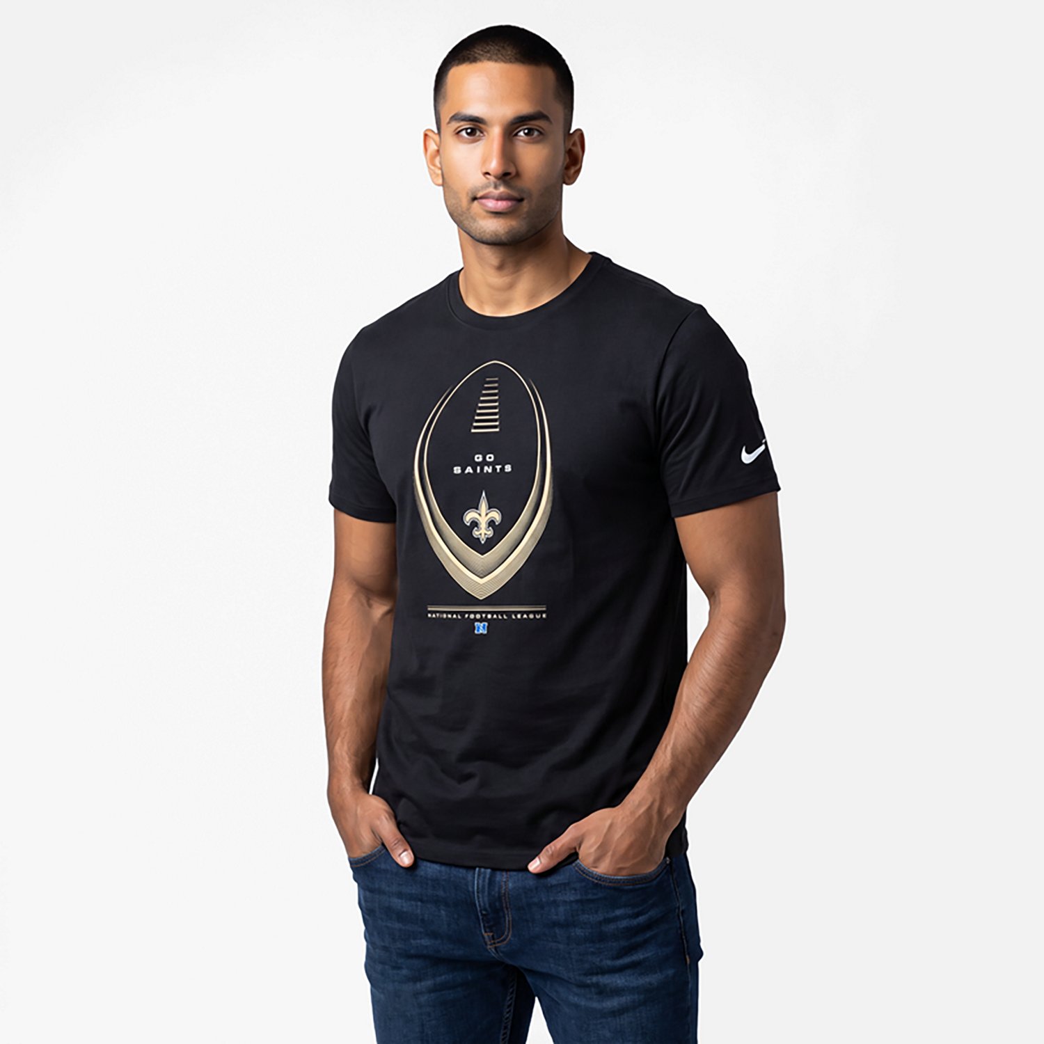 Nike New Orleans Saints Icon Legend Graphic T-shirt - view number 2