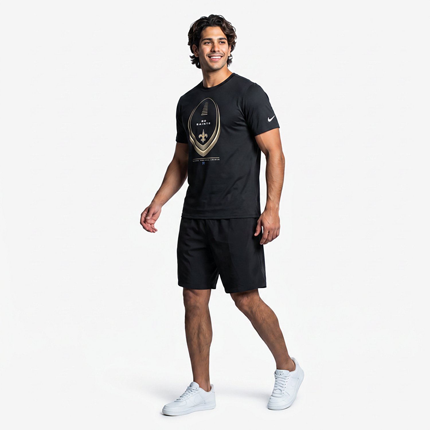 Nike New Orleans Saints Icon Legend Graphic T-shirt - view number 3