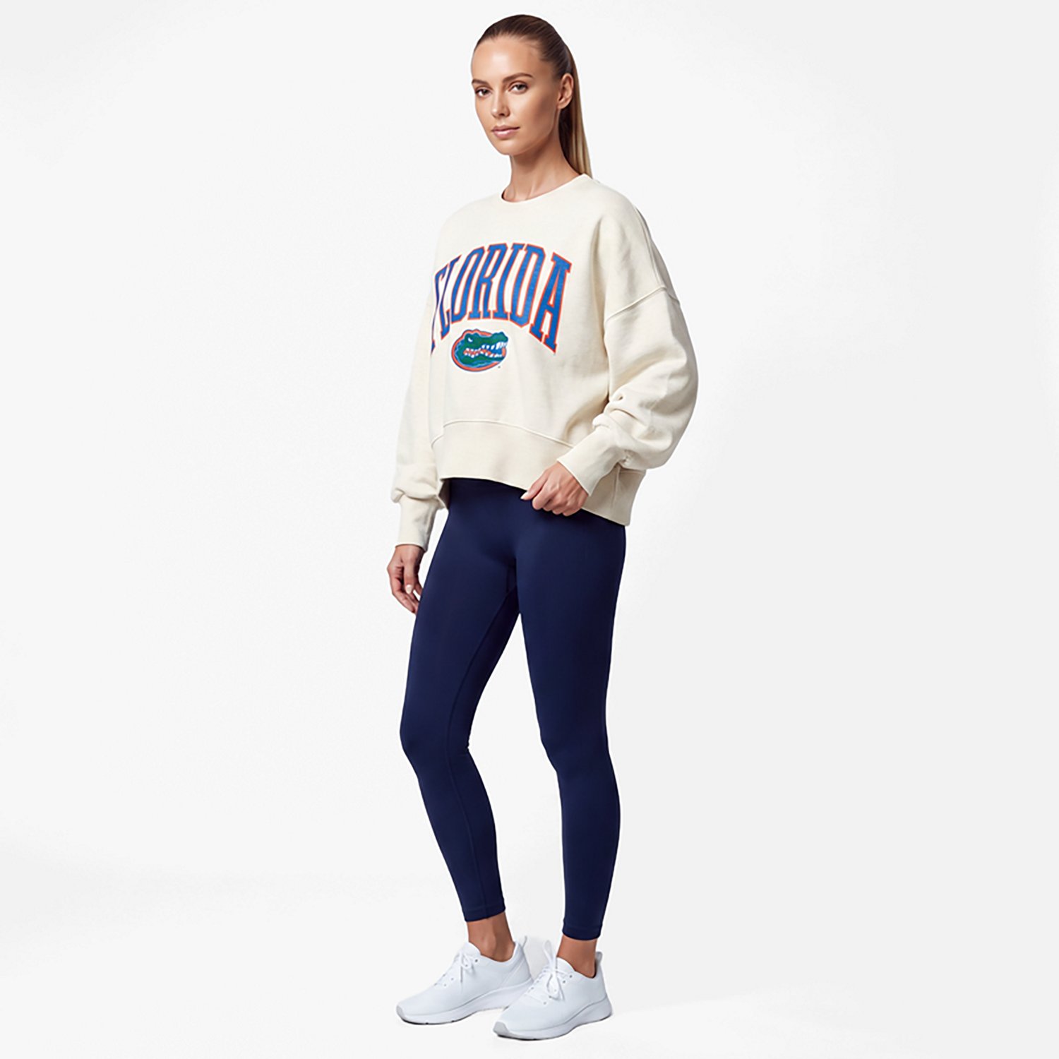 Pressbox Florida Gators Oversized Waist-Length Crewneck Sweatshirt - view number 3