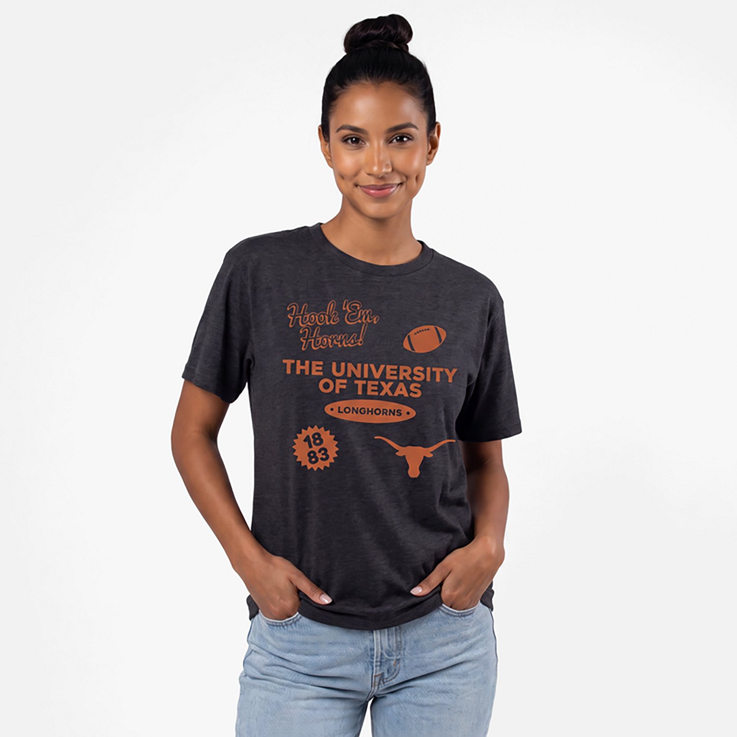 Chicka-d Women's Texas Two-A-Days Effortless T-shirt