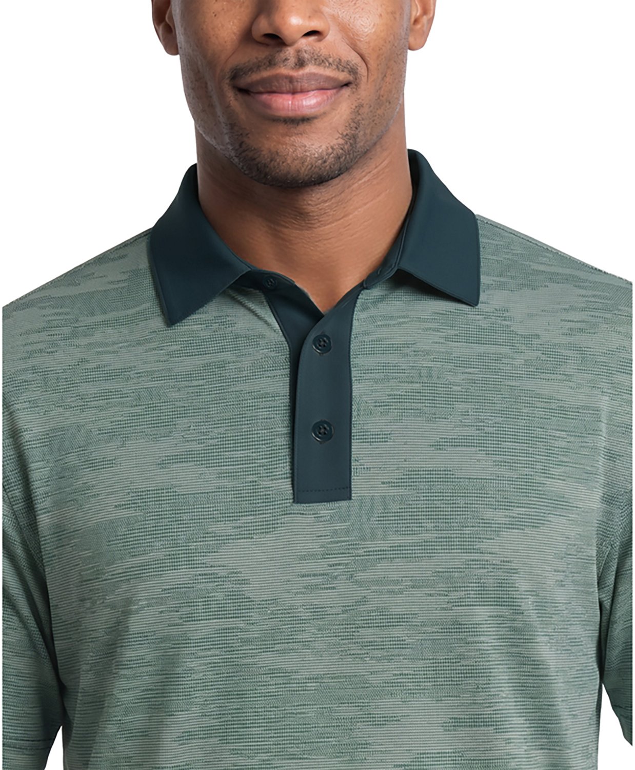 PGA TOUR Men's Stitched Camo Print Polo Shirt - view number 3