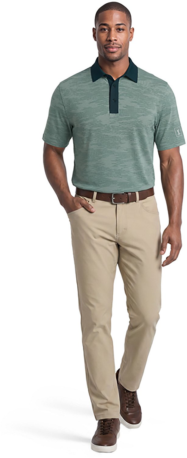 PGA TOUR Men's Stitched Camo Print Polo Shirt - view number 4