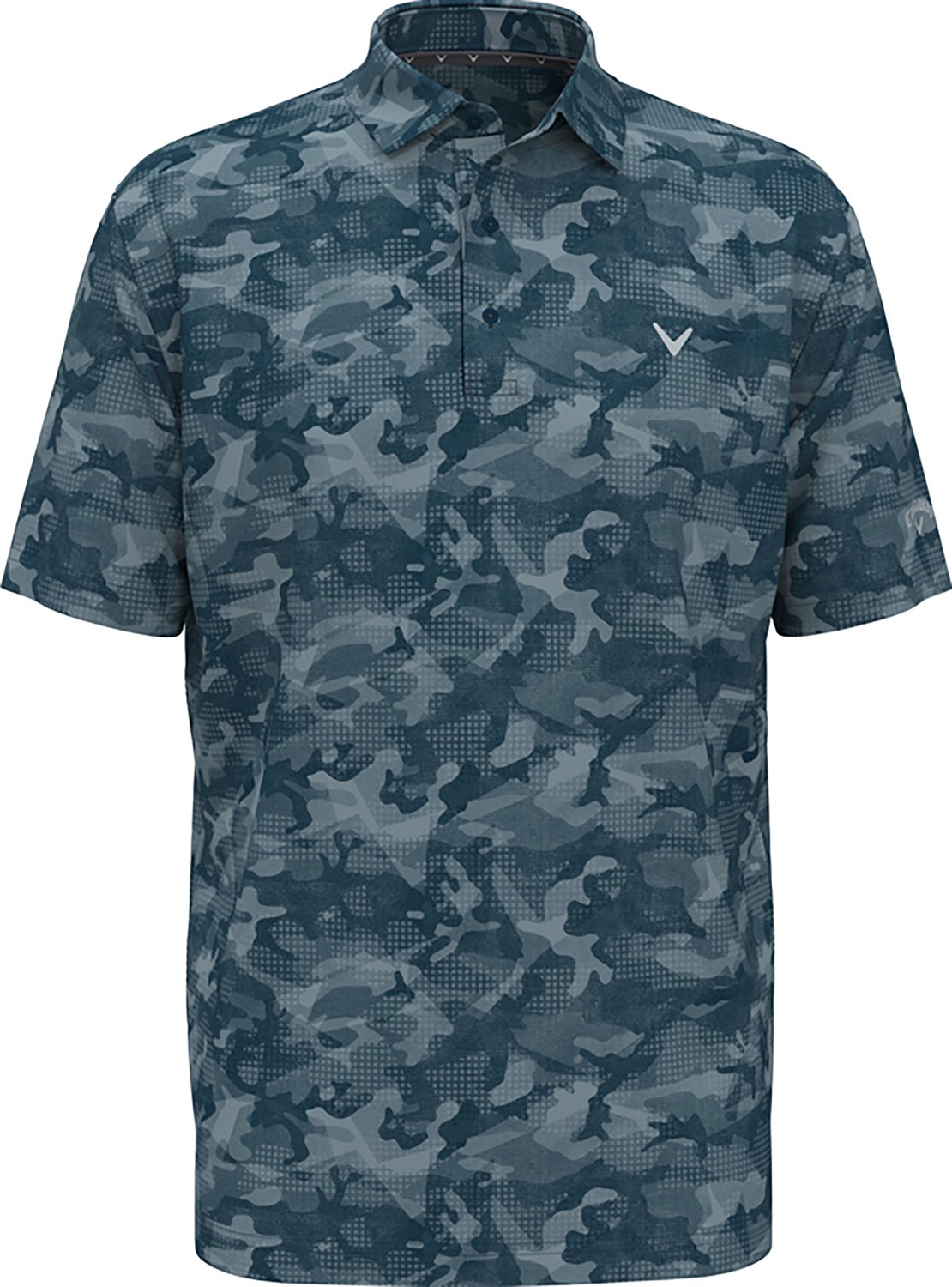 Callaway Men's Textured Camo Print Golf Polo