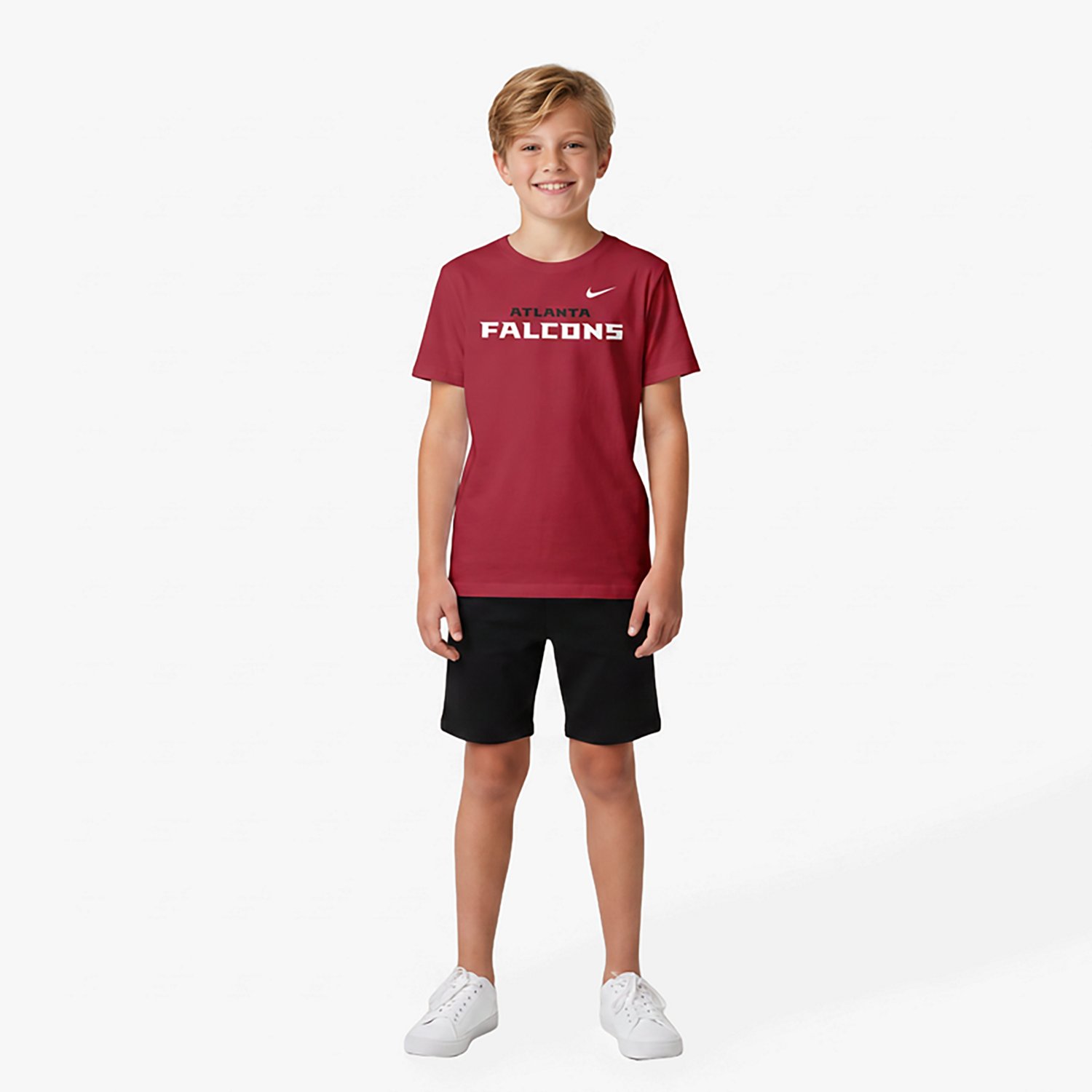 Nike Kids' Atlanta Falcons Wordmark Graphic T-shirt