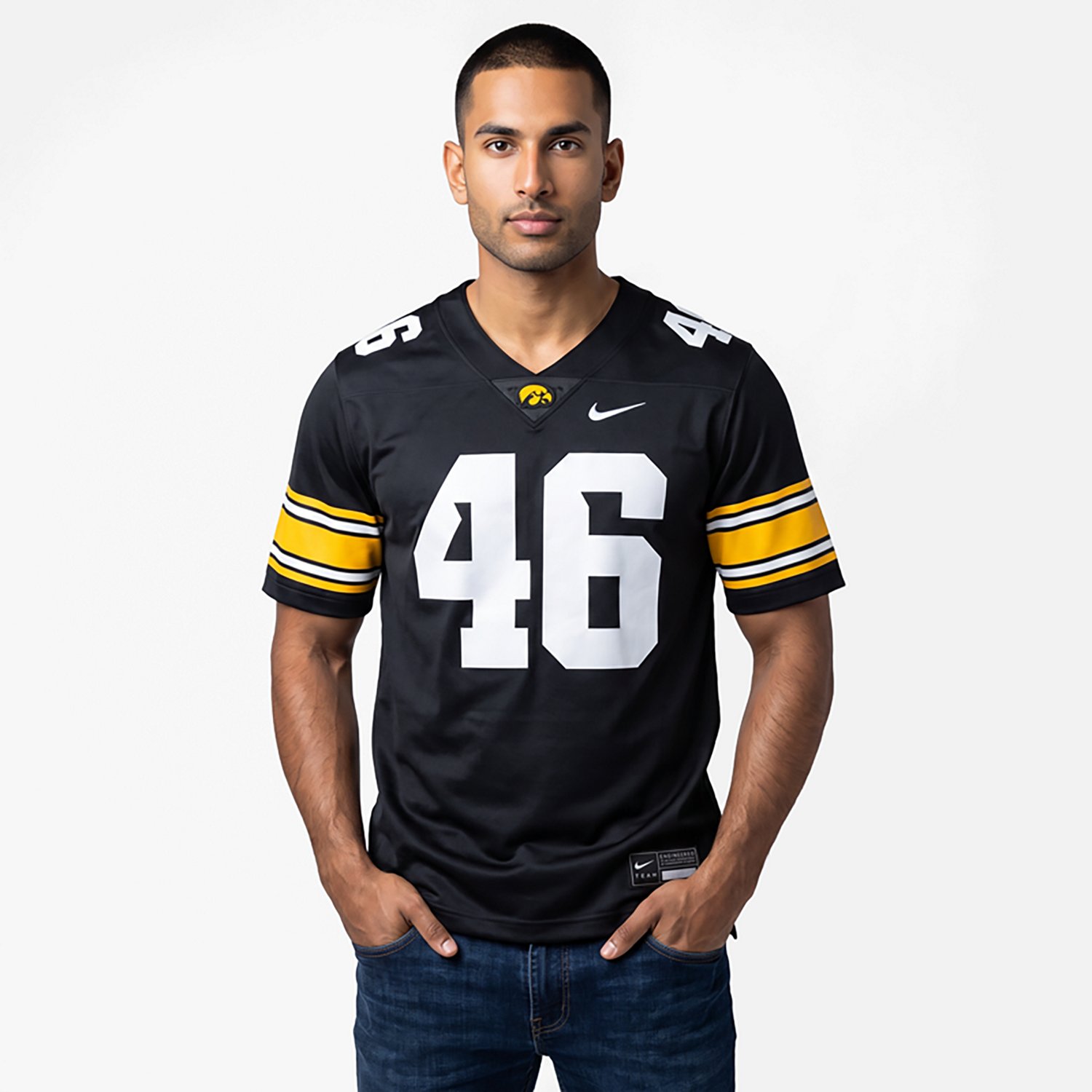 Nike George Kittle 46 Iowa Hawkeyes Alumni Player Game Jersey - view number 2