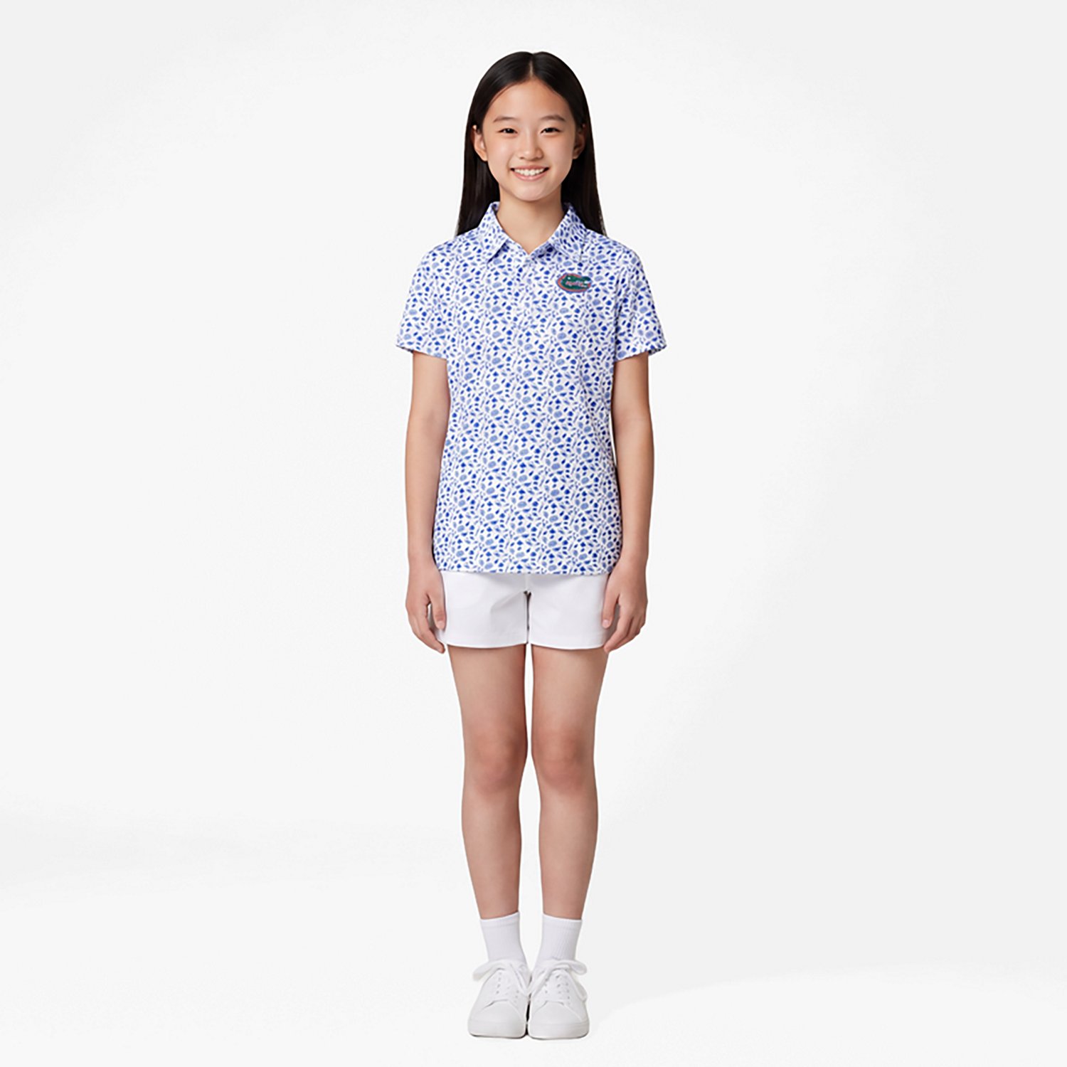 Youth Garb Florida Gators Tom Allover Print Performance Polo