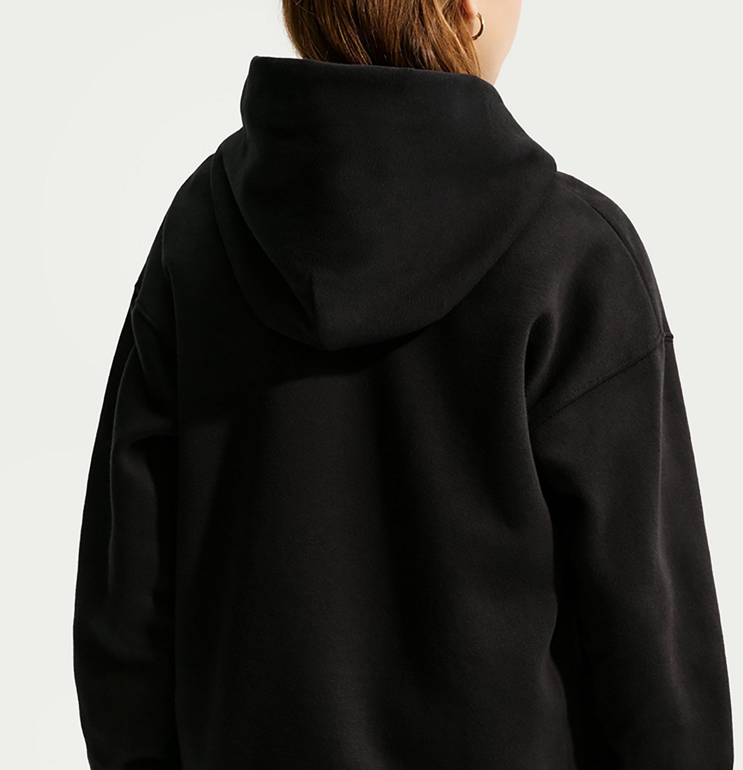 Nike Girls' Sportswear Studio Fleece Oversized Pullover Hoodie - view number 4