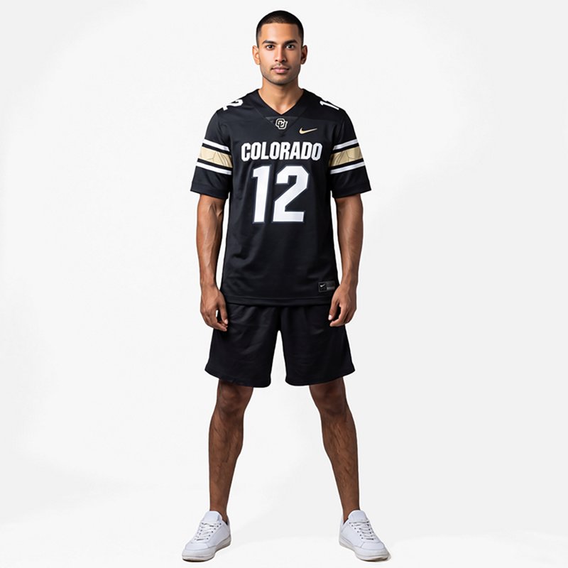 Nike Men's Travis Hunter Black Colorado Buffaloes Alternate Alumni Game Jersey - Black