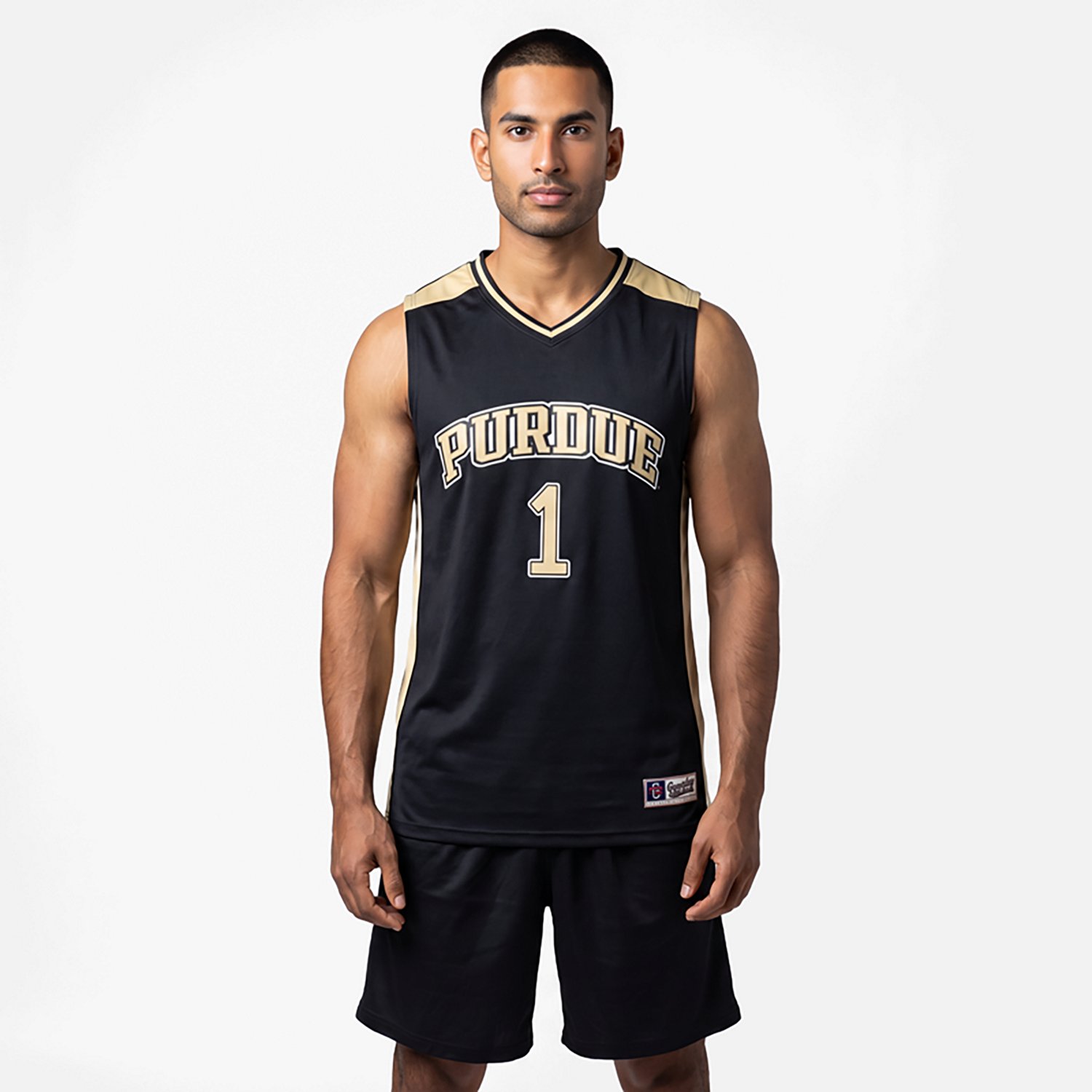 Unisex GameDay Greats 1 Purdue Boilermakers Lightweight Collegiate Basketball Fashion Jersey - view number 2
