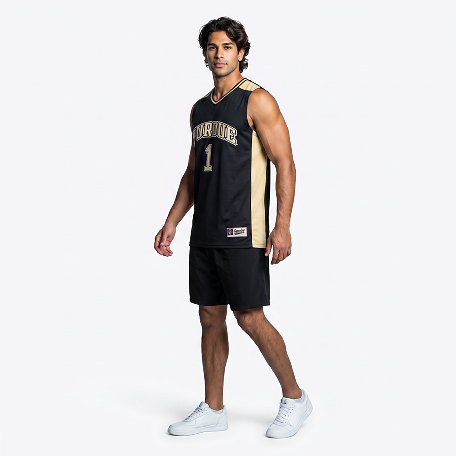 Unisex GameDay Greats 1 Purdue Boilermakers Lightweight Collegiate Basketball Fashion Jersey - view number 3