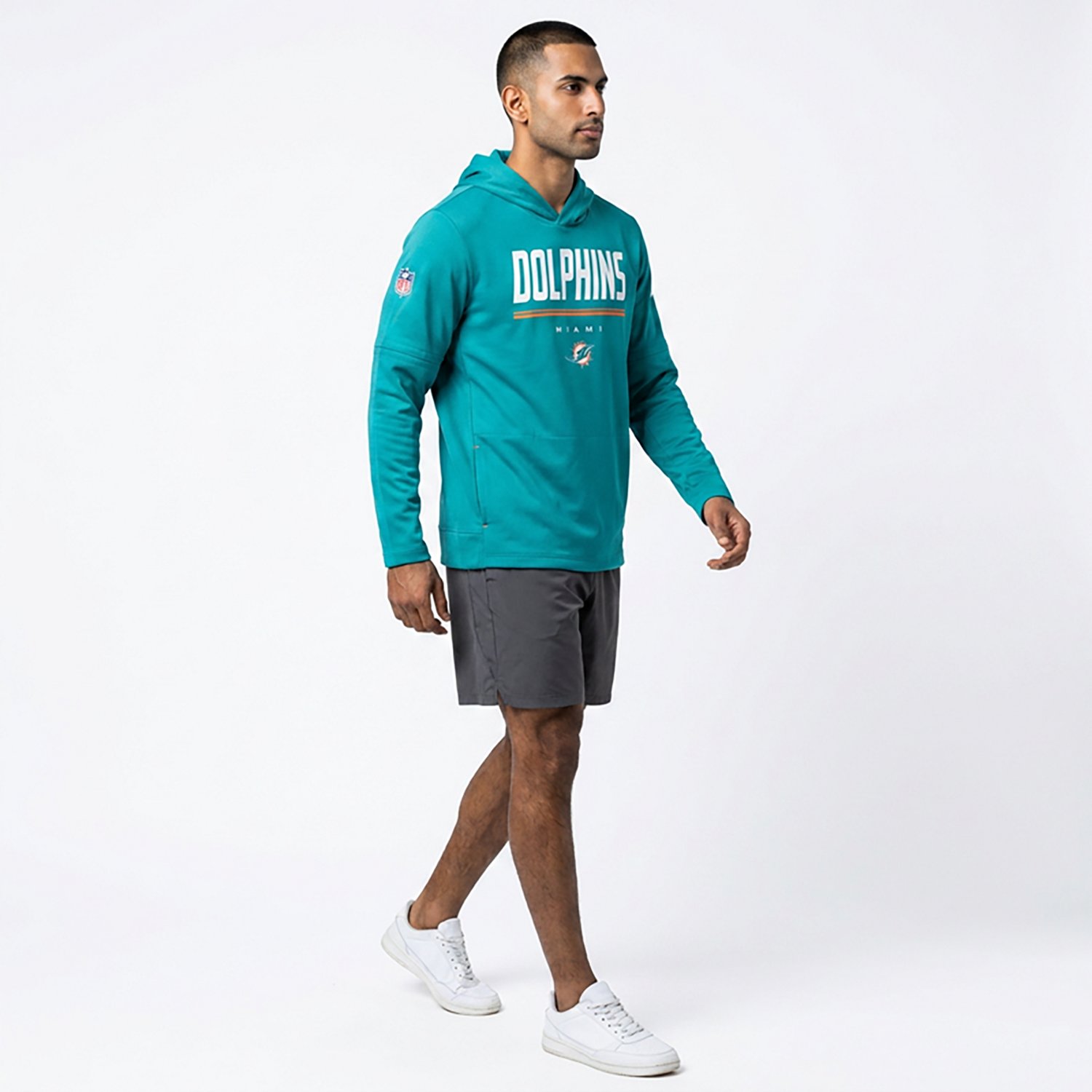 Nike Men's Miami Dolphins Sideline Hoodie - view number 3
