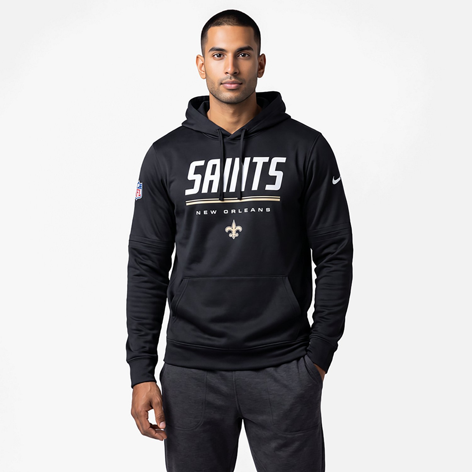 Nike Men's New Orleans Saints Sideline Hoodie - view number 2