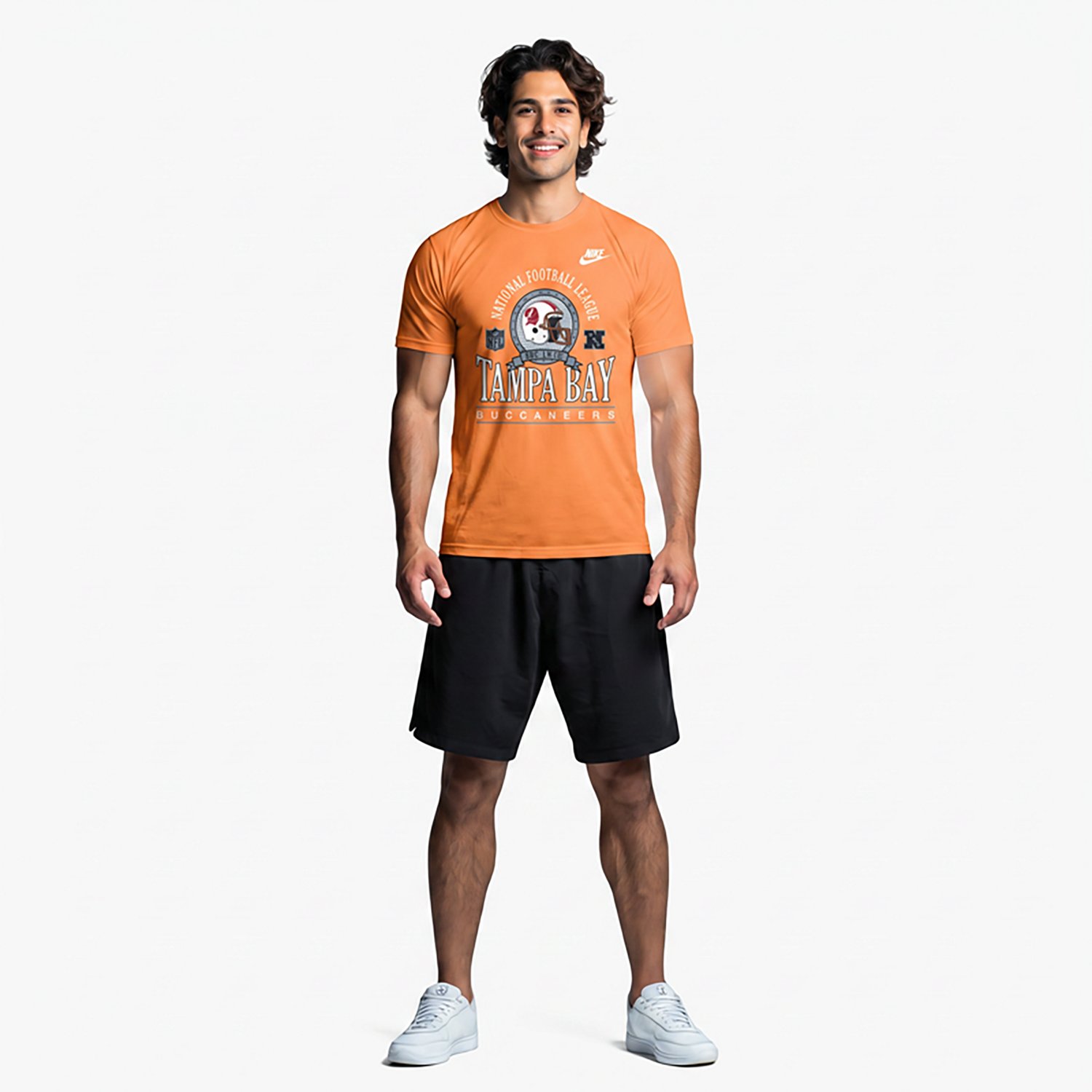 Nike Men's Tampa Bay Buccaneers Rewind Essential Team Spirit Graphic T-shirt