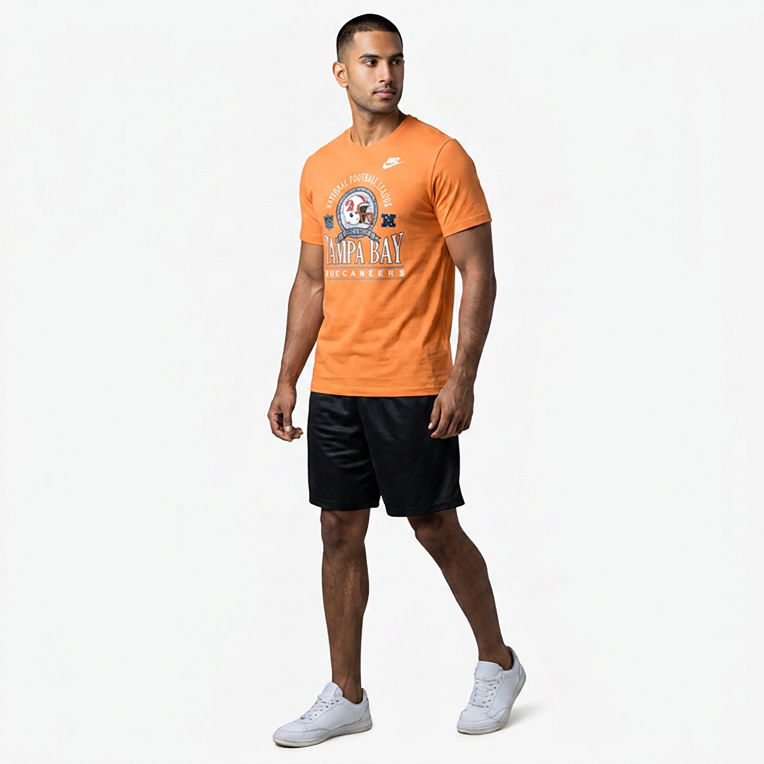 Nike Men's Tampa Bay Buccaneers Rewind Essential Team Spirit Graphic T-shirt - view number 3