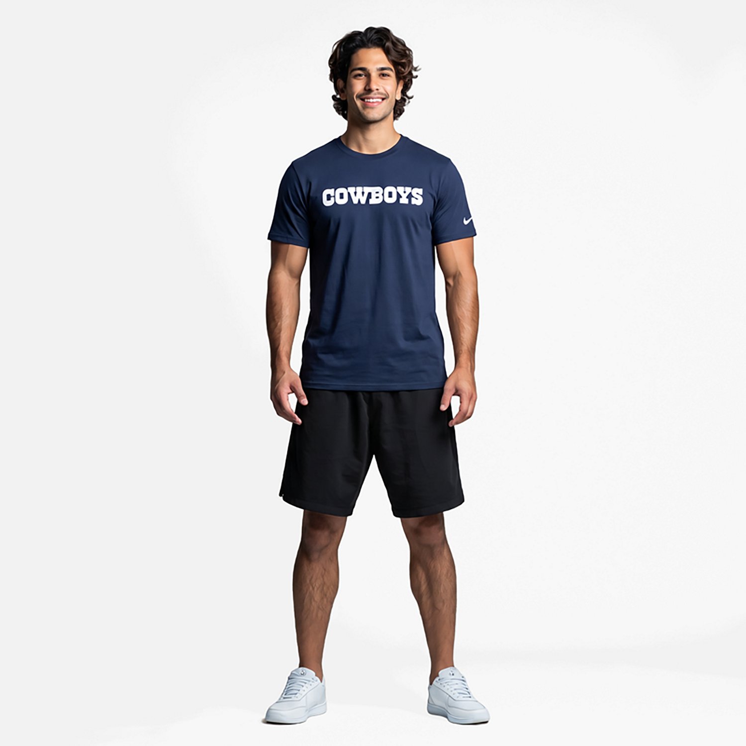 Nike Men's Dallas Cowboys Wordmark Essential Graphic T-shirt