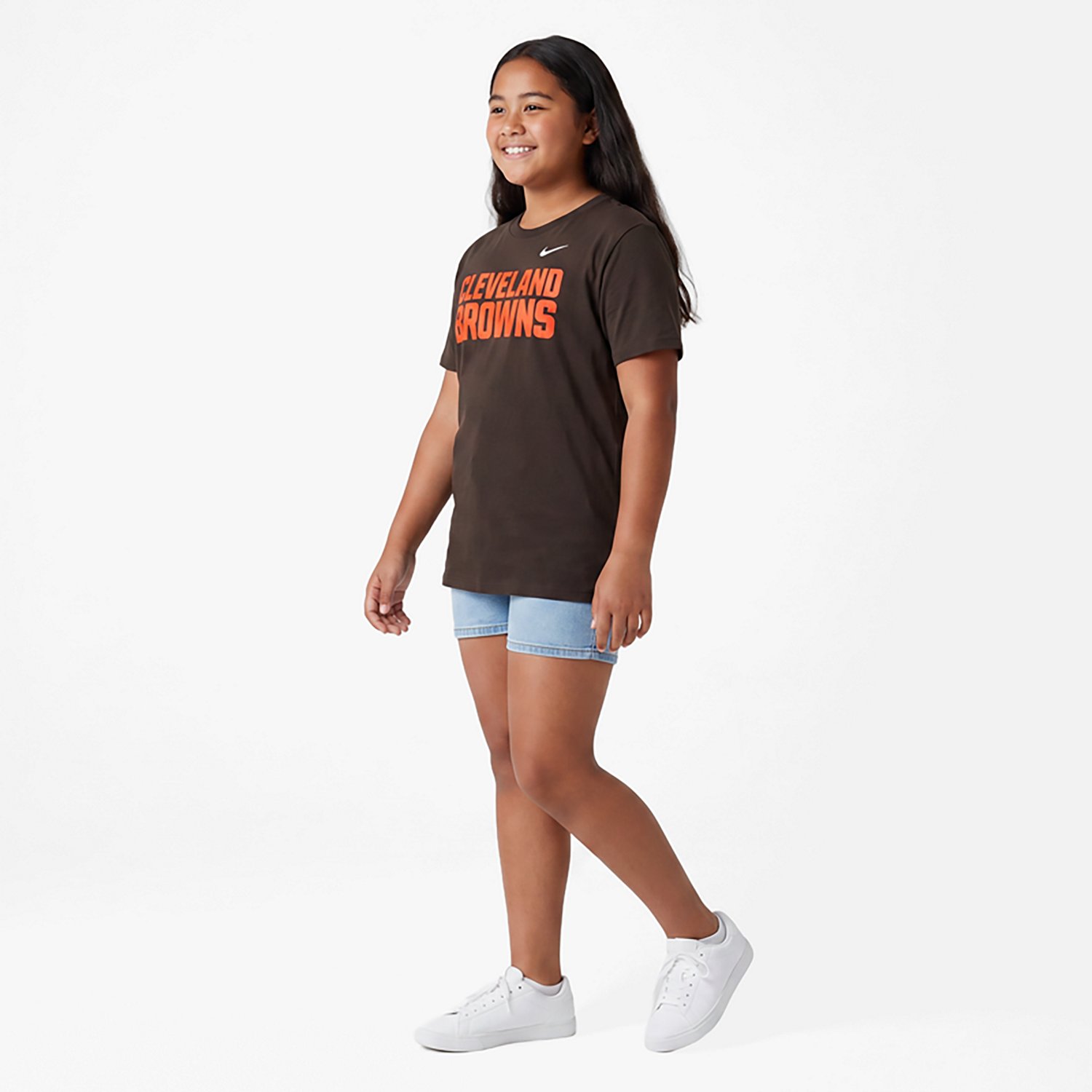Nike Kids' Cleveland Browns Wordmark Graphic T-shirt - view number 3