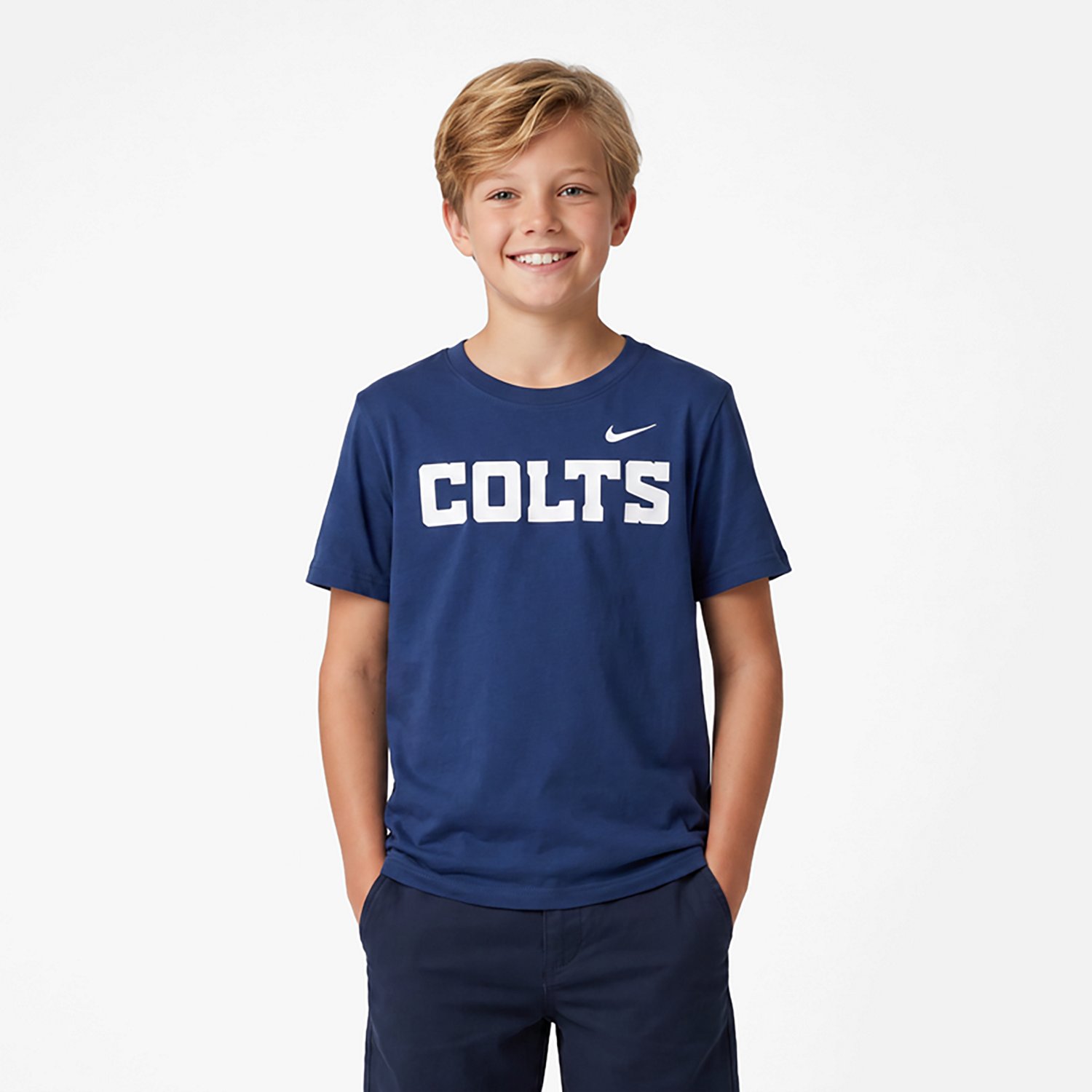 Nike Kids' Indianapolis Colts Wordmark Graphic T-shirt - view number 2