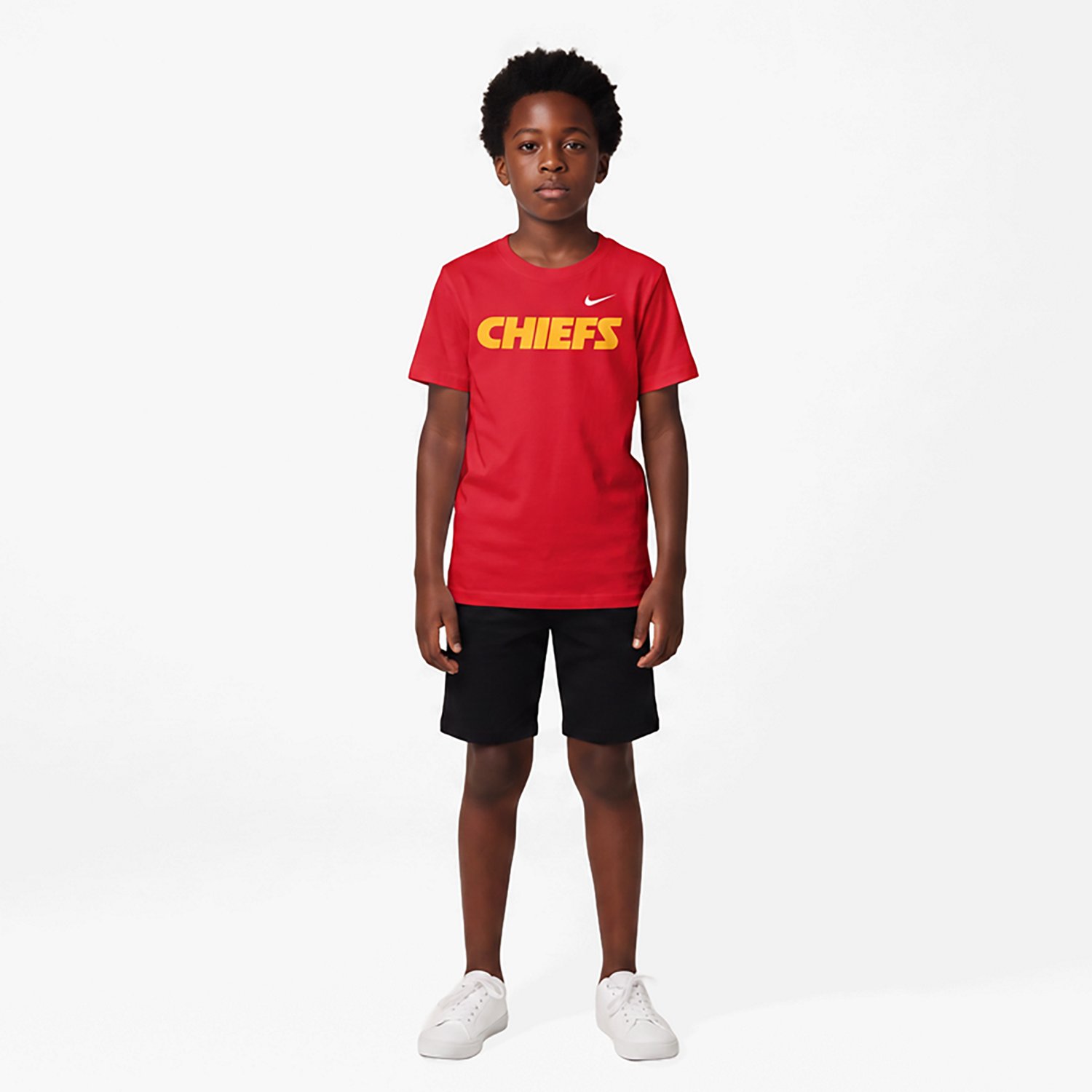 Nike Kids' Kansas City Chiefs Wordmark Graphic T-shirt