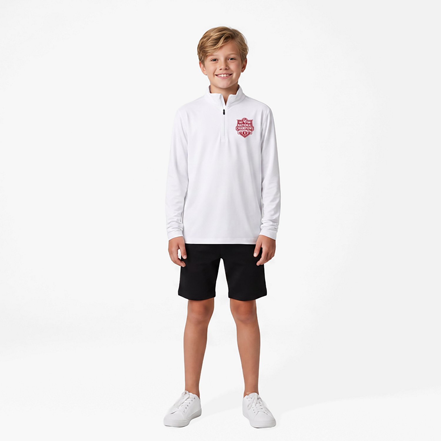 Antigua Indiana Hoosiers College Football Playoff 2025 National Champions Intent Quarter-Zip Pullover