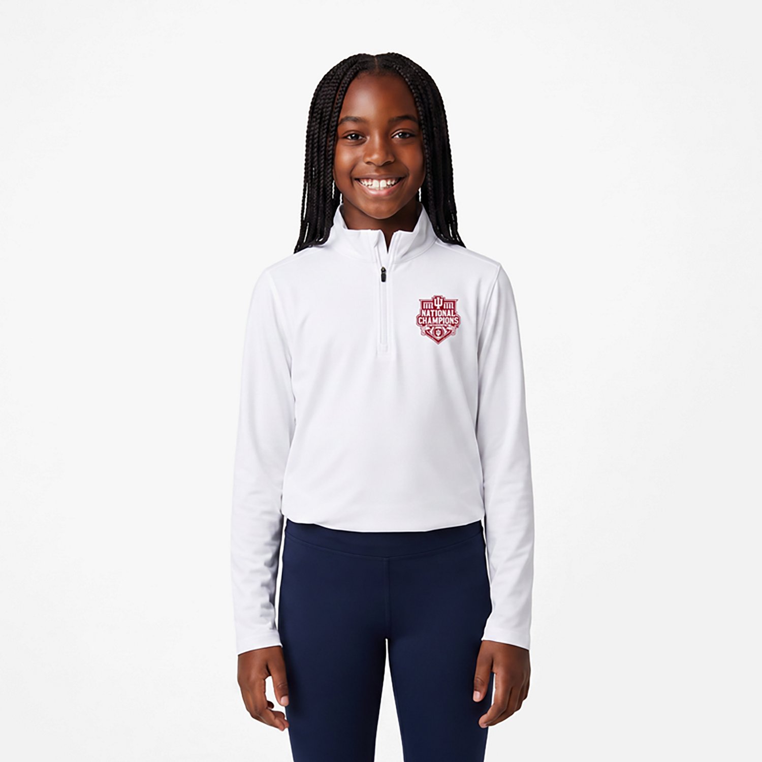 Antigua Indiana Hoosiers College Football Playoff 2025 National Champions Intent Quarter-Zip Pullover