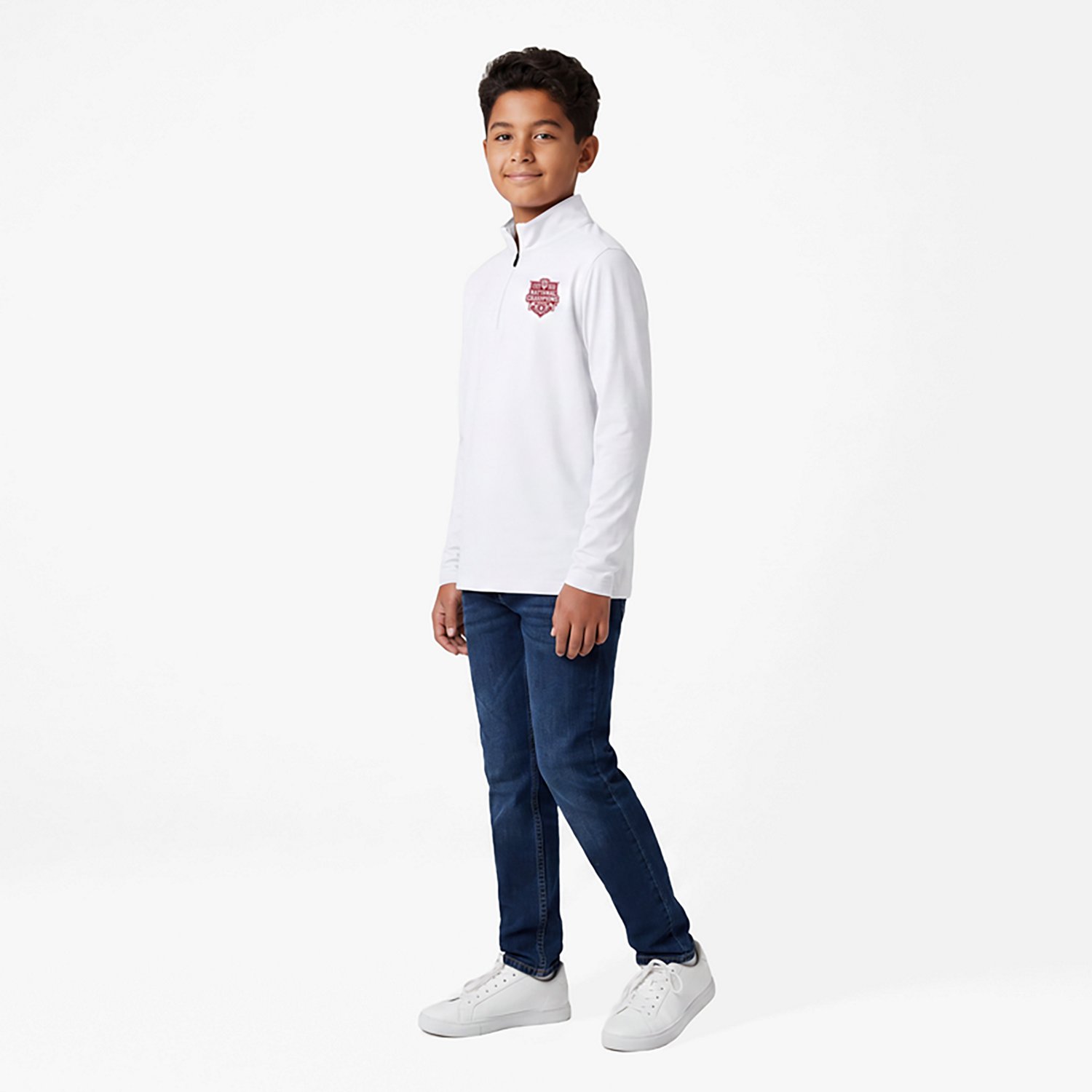 Antigua Indiana Hoosiers College Football Playoff 2025 National Champions Intent Quarter-Zip Pullover