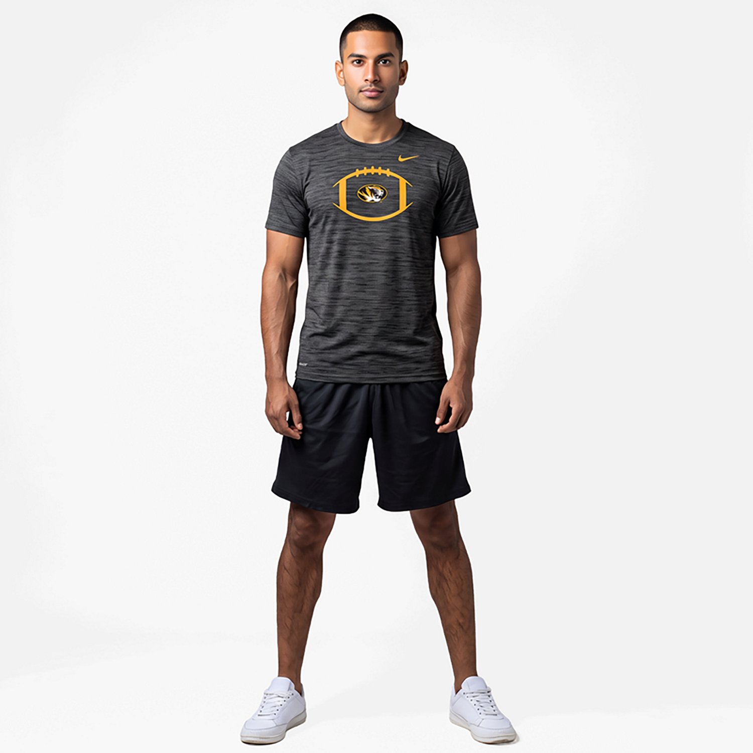Nike Men's Missouri Football Logo Velocity Legend T-shirt