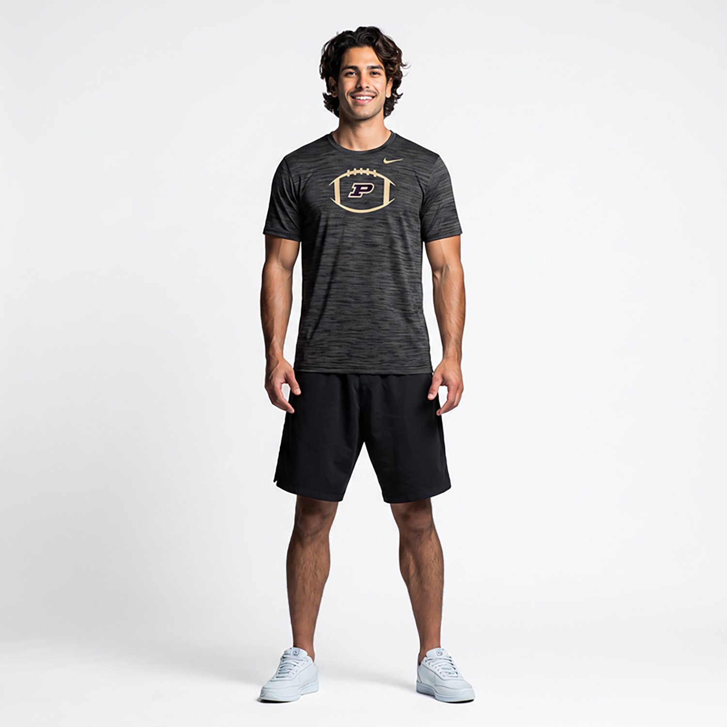 Nike Men's Purdue Football Velocity Legend Short Sleeve T-shirt