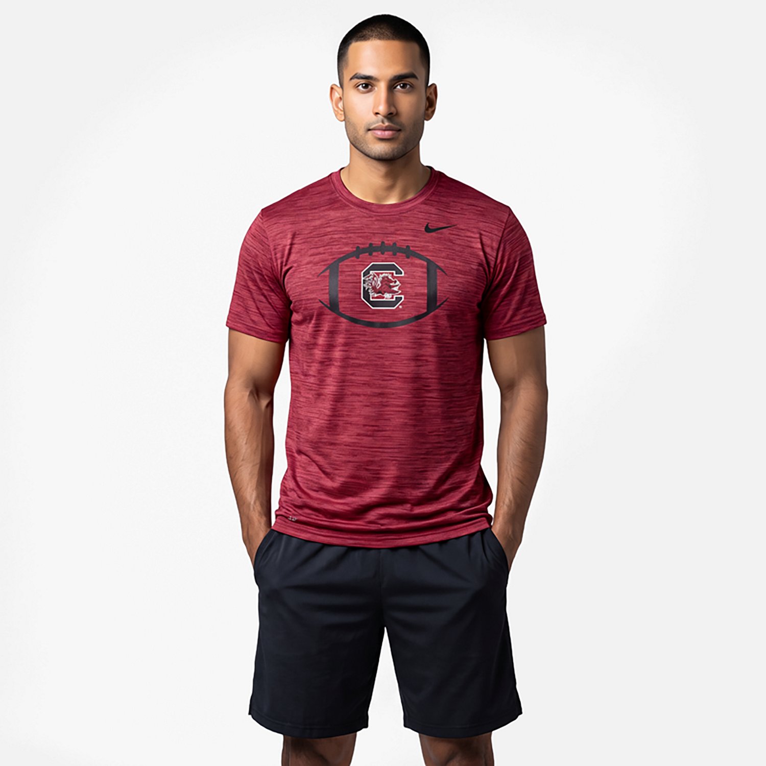 Nike Men's South Carolina Football Velocity Legend Short Sleeve T-shirt - view number 2