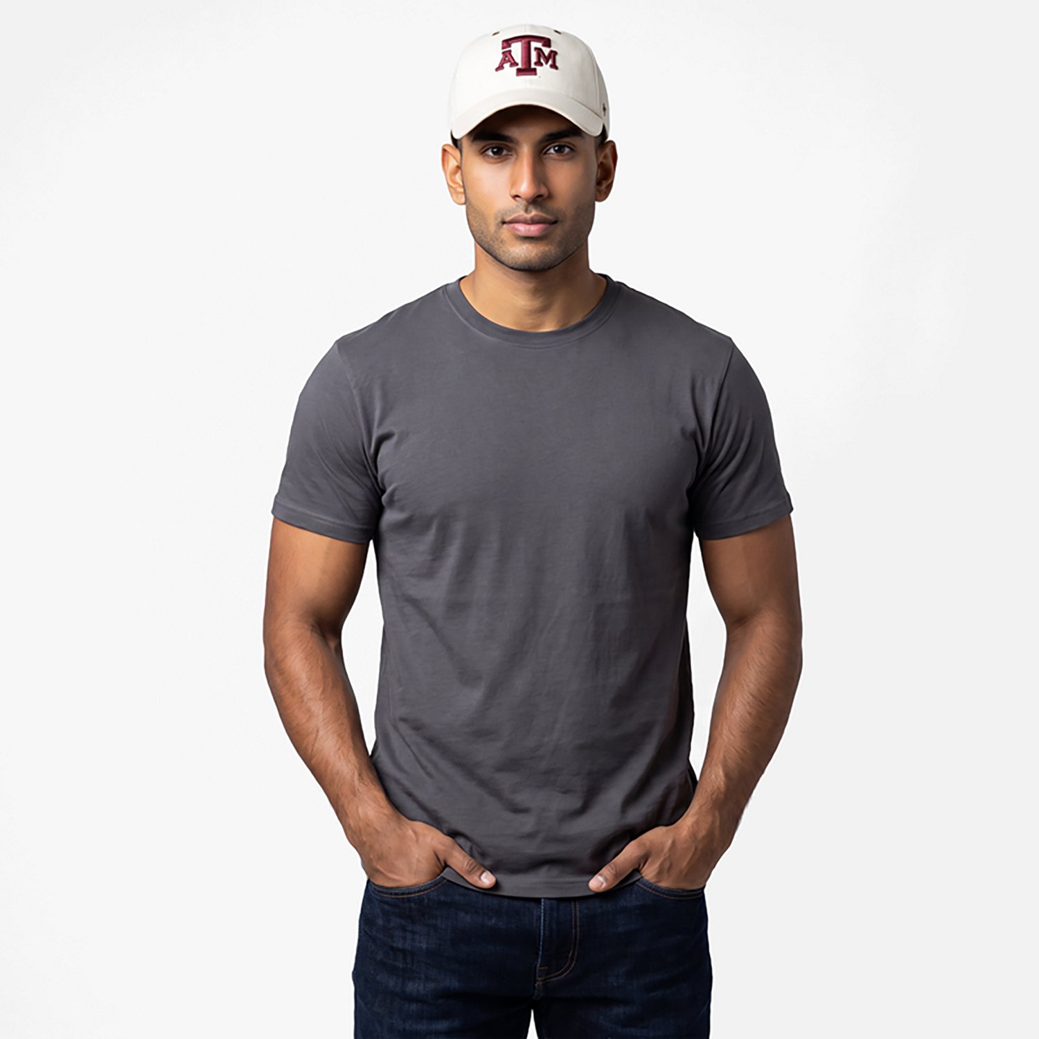 '47 Adults' Team A&M Carhartt Undyed Clean Up Cap