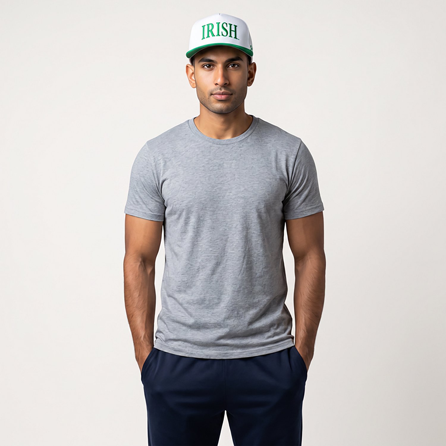 Under Armour Men's University of Notre Dame Blitzing Accent Adjustable Cap