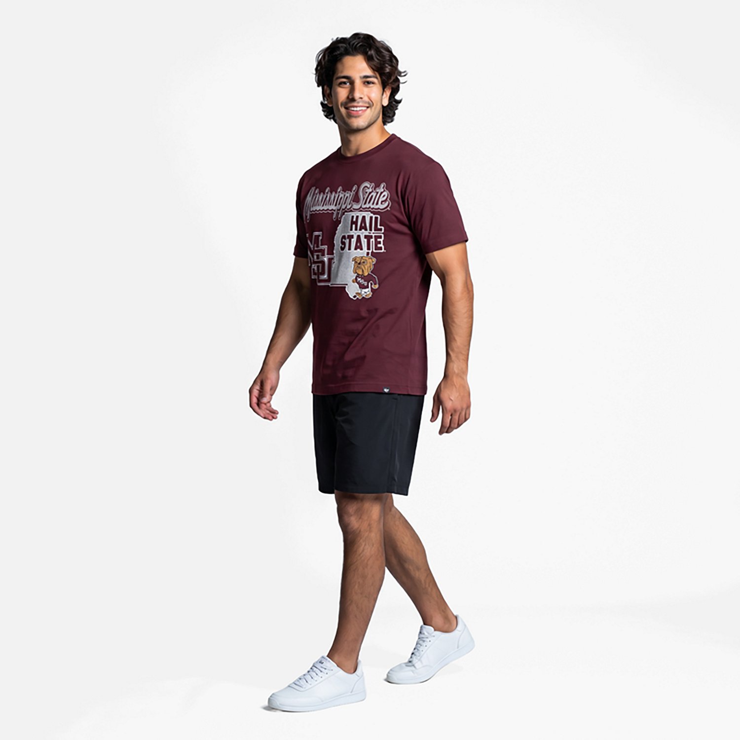 '47 Men's Mississippi State Mascot Mania Short Sleeve T-shirt