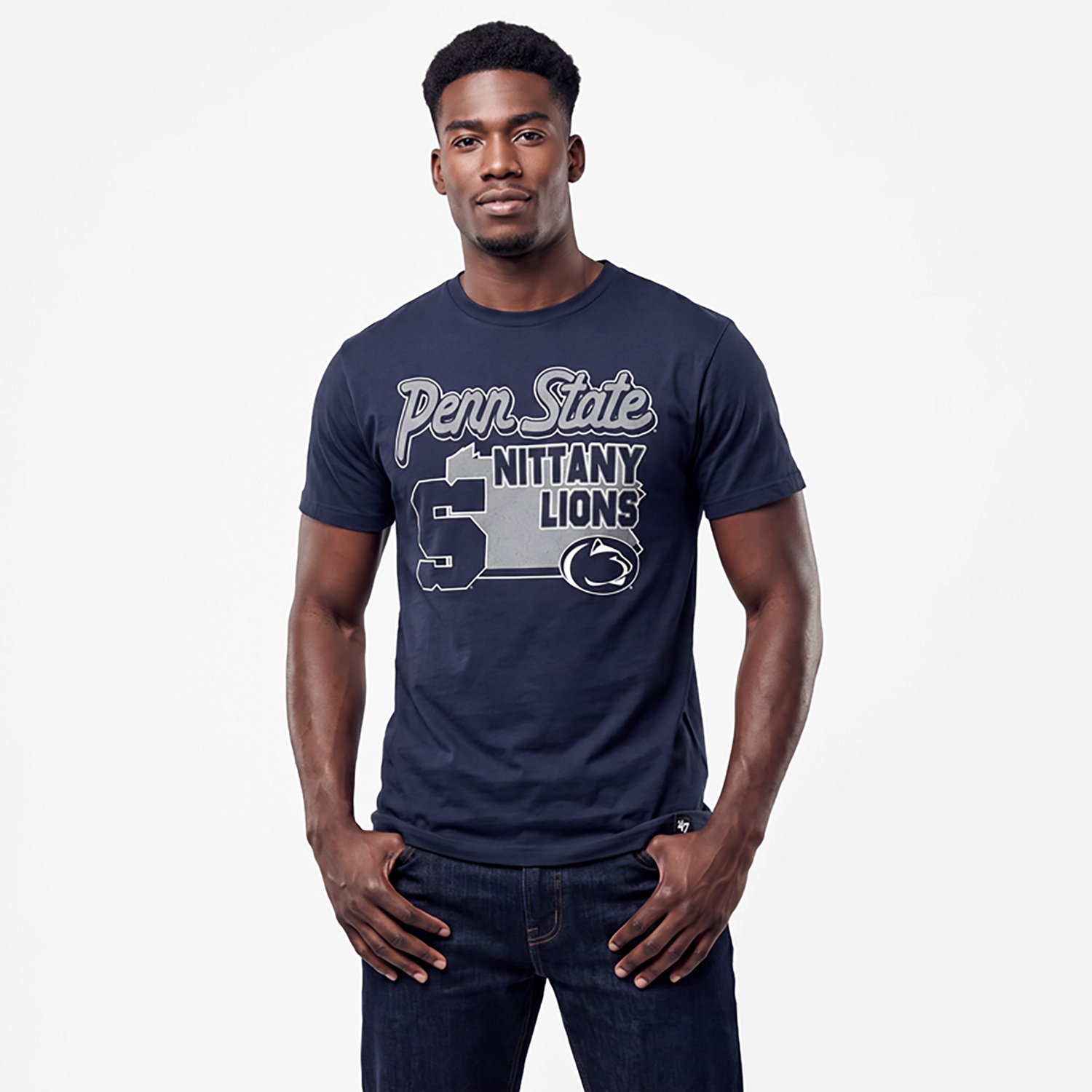 '47 Men's Penn State Mascot Mania Short Sleeve T-shirt