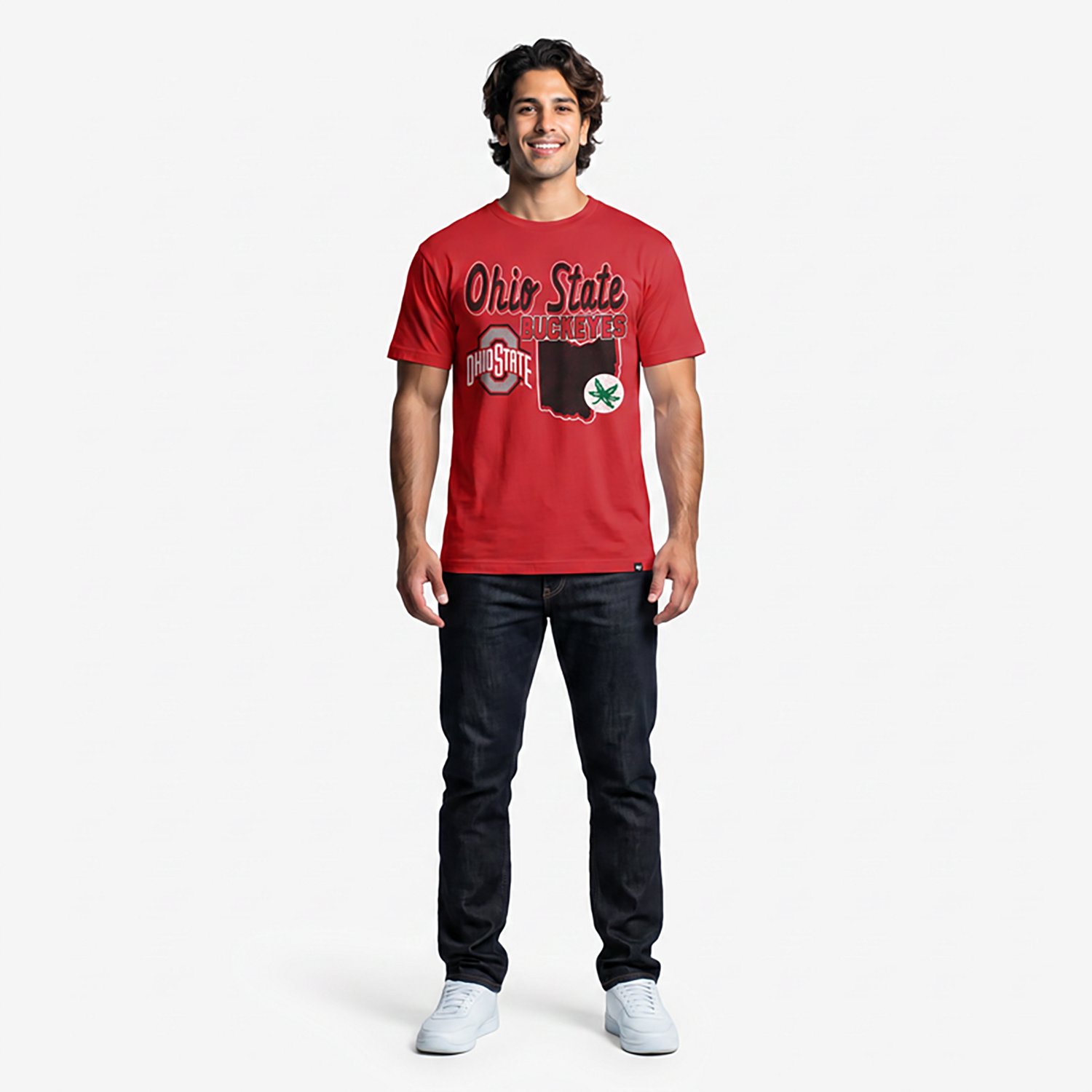 '47 Men's Ohio State Vault Mascot Mania Short Sleeve T-shirt