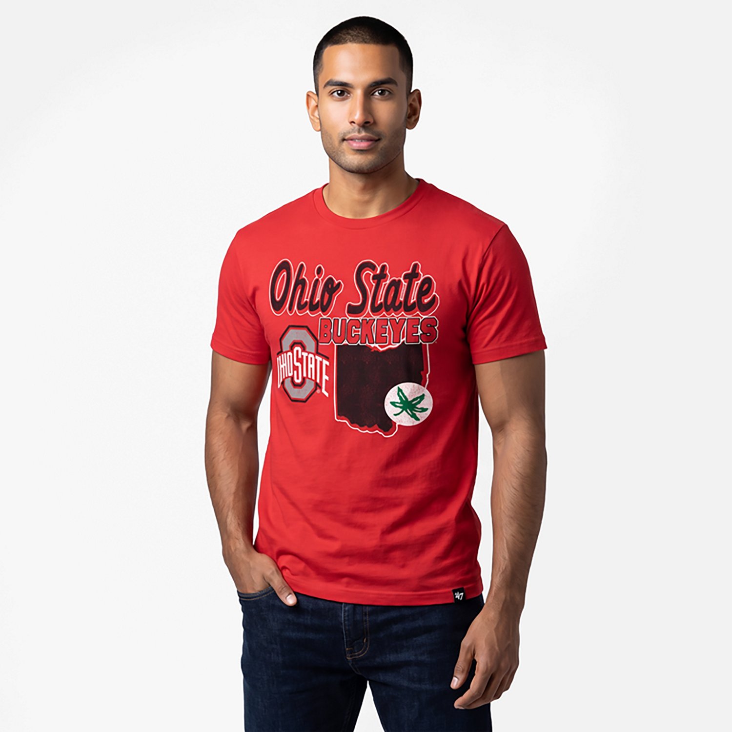 '47 Men's Ohio State Vault Mascot Mania Short Sleeve T-shirt - view number 2