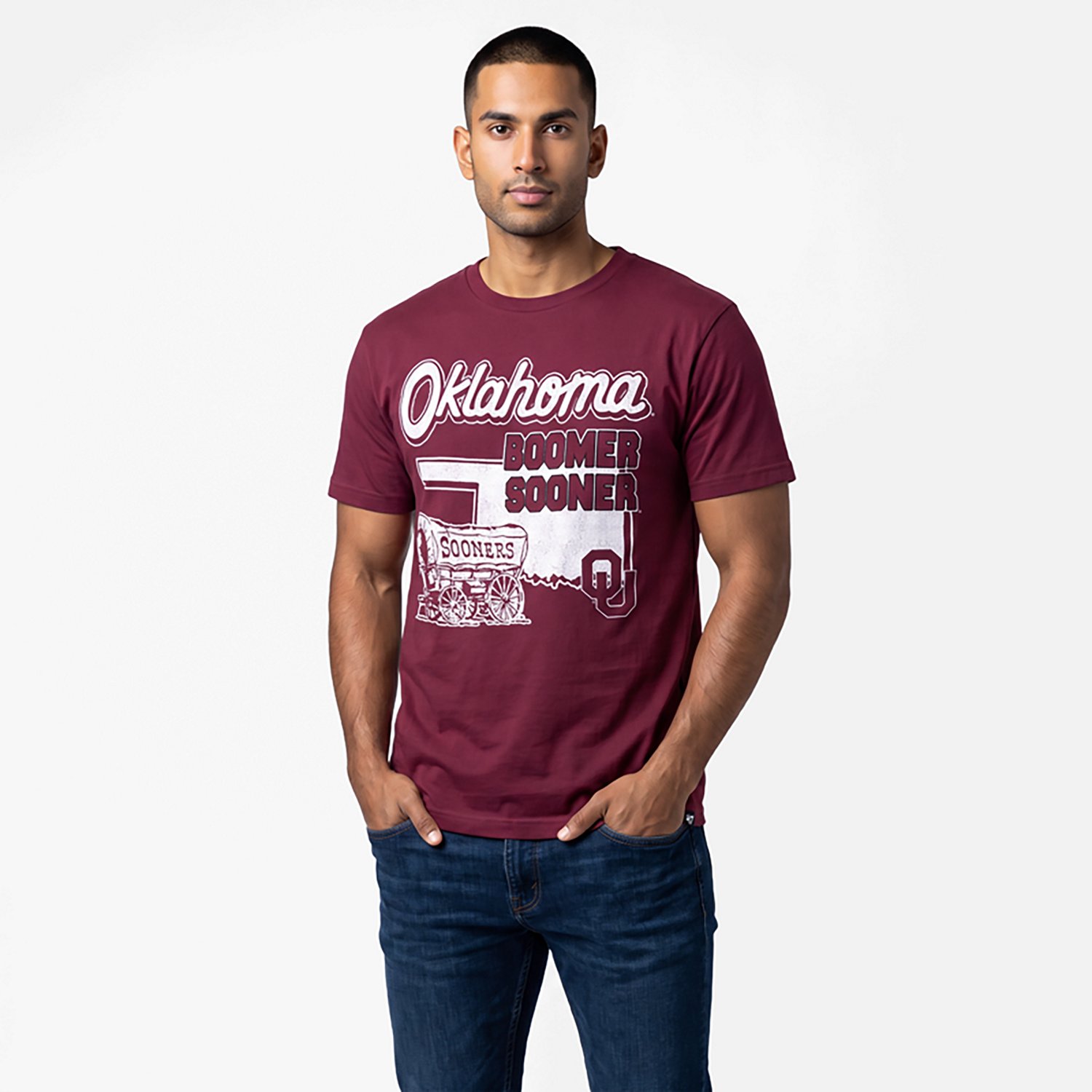 '47 Men's Oklahoma Vault Mascot Mania Short Sleeve T-shirt