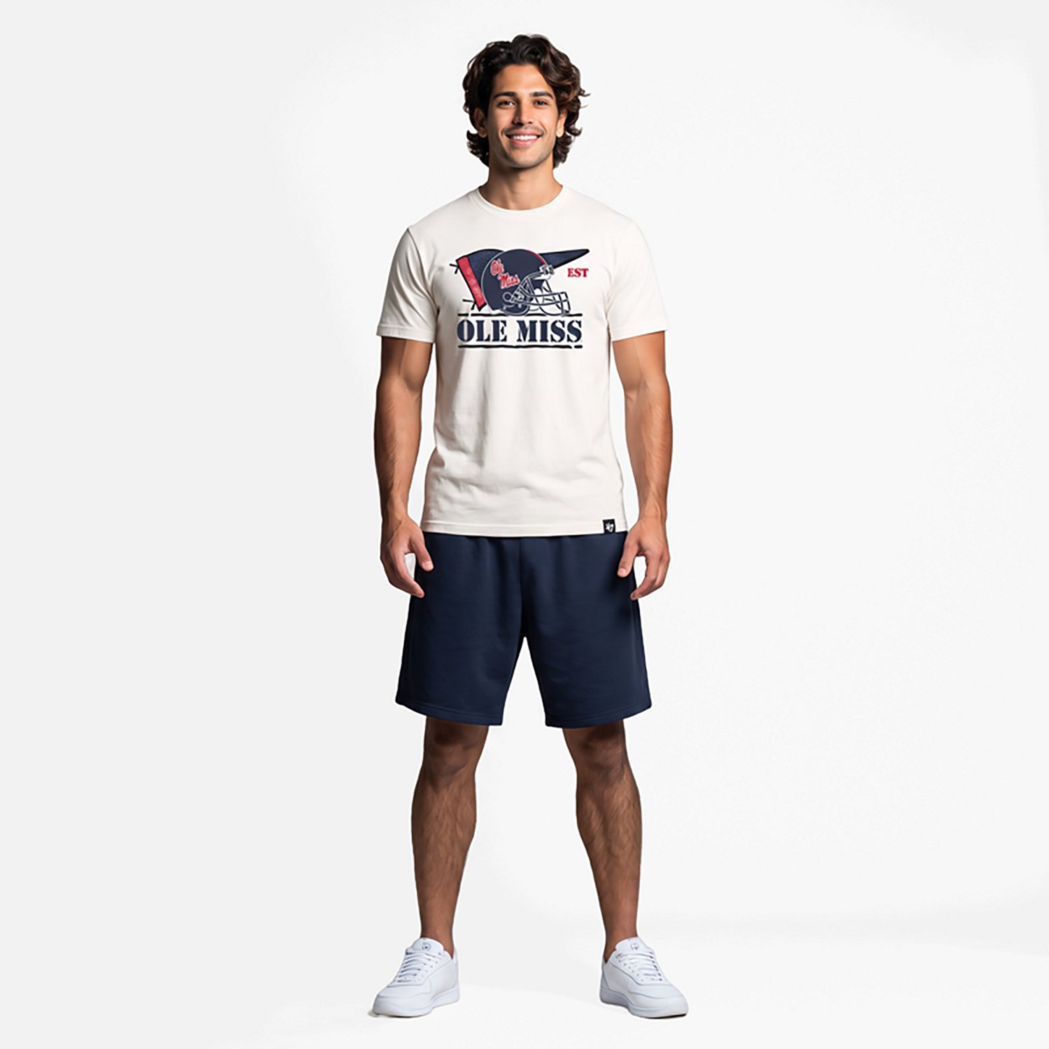 '47 Men's Ole Miss Motion Field Franklin Short Sleeve T-shirt