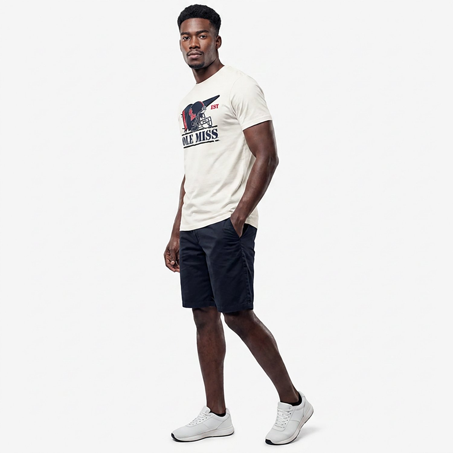 '47 Men's Ole Miss Motion Field Franklin Short Sleeve T-shirt