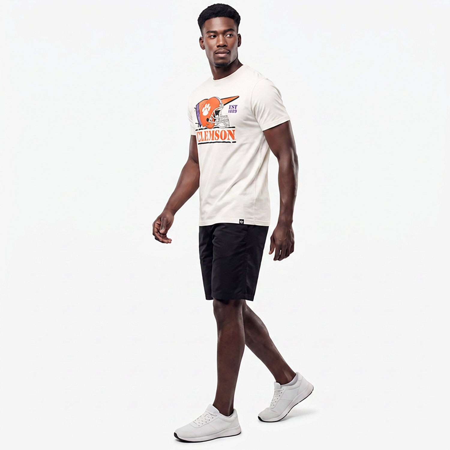 '47 Men's Clemson Vault Motion Field Franklin Short Sleeve T-shirt - view number 2