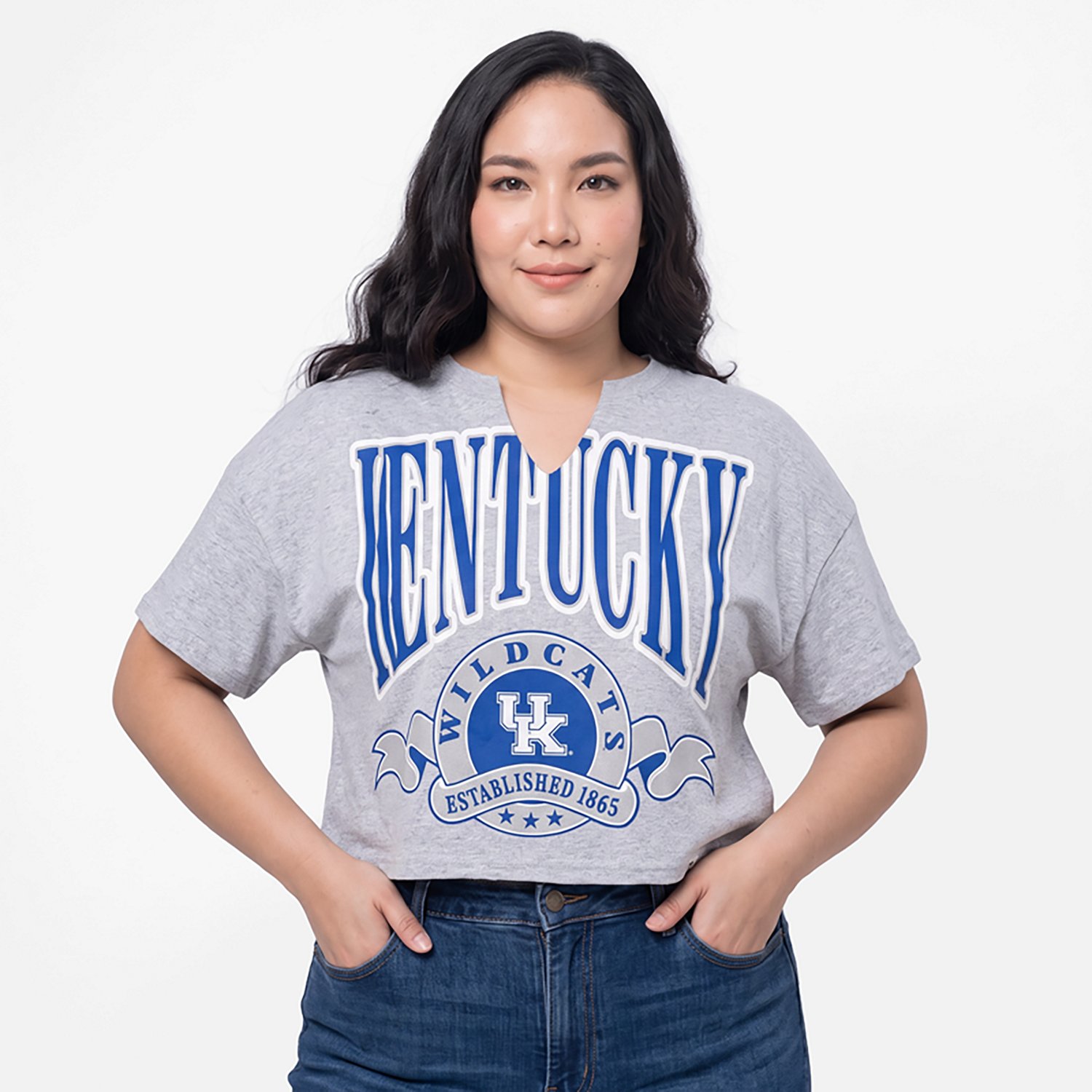 '47 Women's Kentucky Banners Out Oversized Notch Neck Short Sleeve T-shirt - view number 2