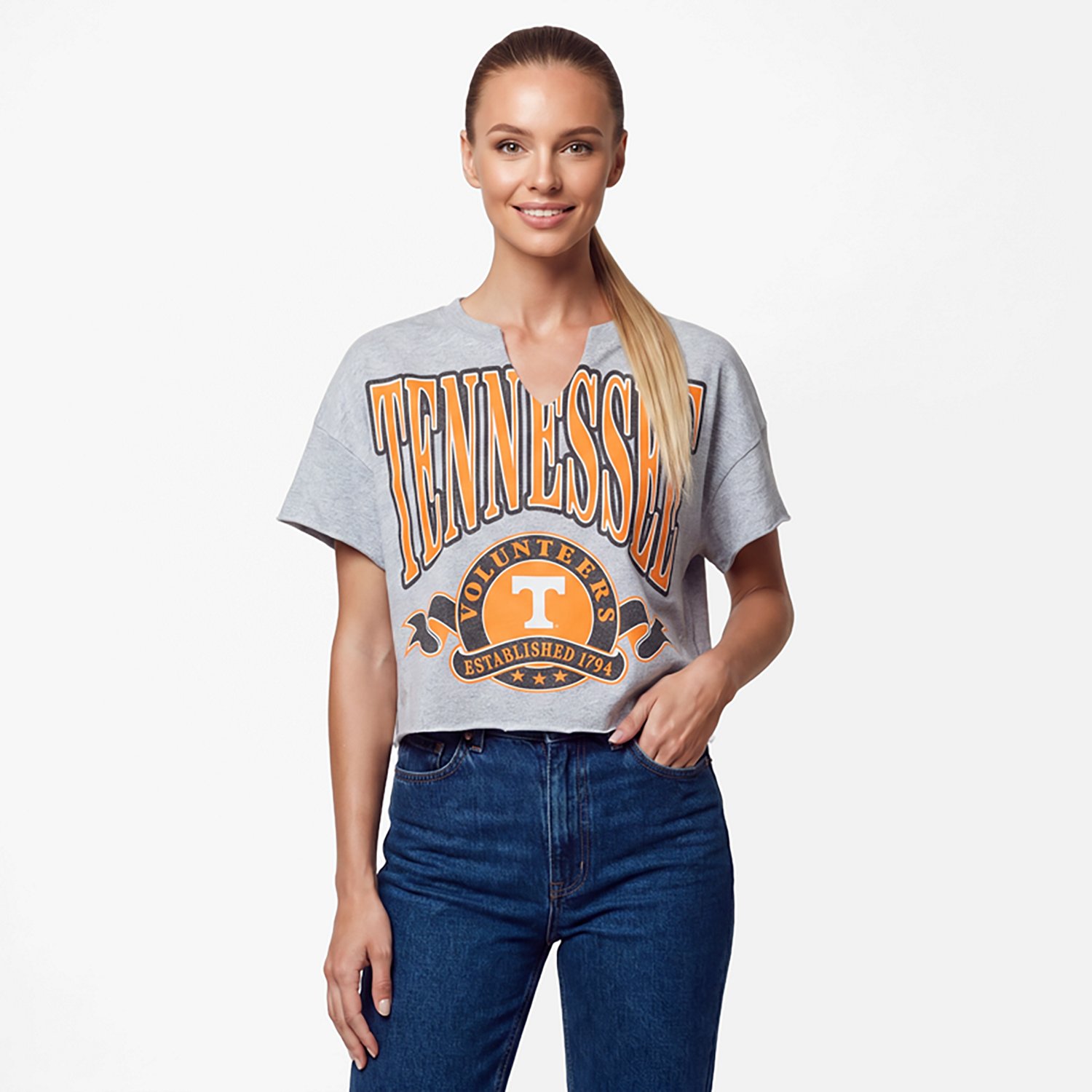 '47 Women's Tennessee Banners Out Oversized Notch Neck Short Sleeve T-shirt - view number 2