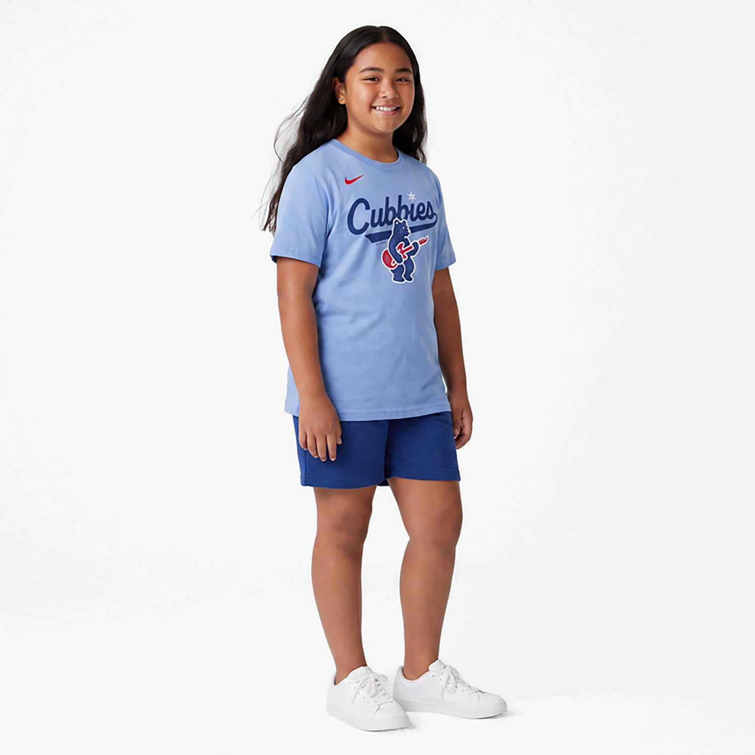 Youth Nike Light Chicago Cubs Electric Bear Alternate T-Shirt - view number 2