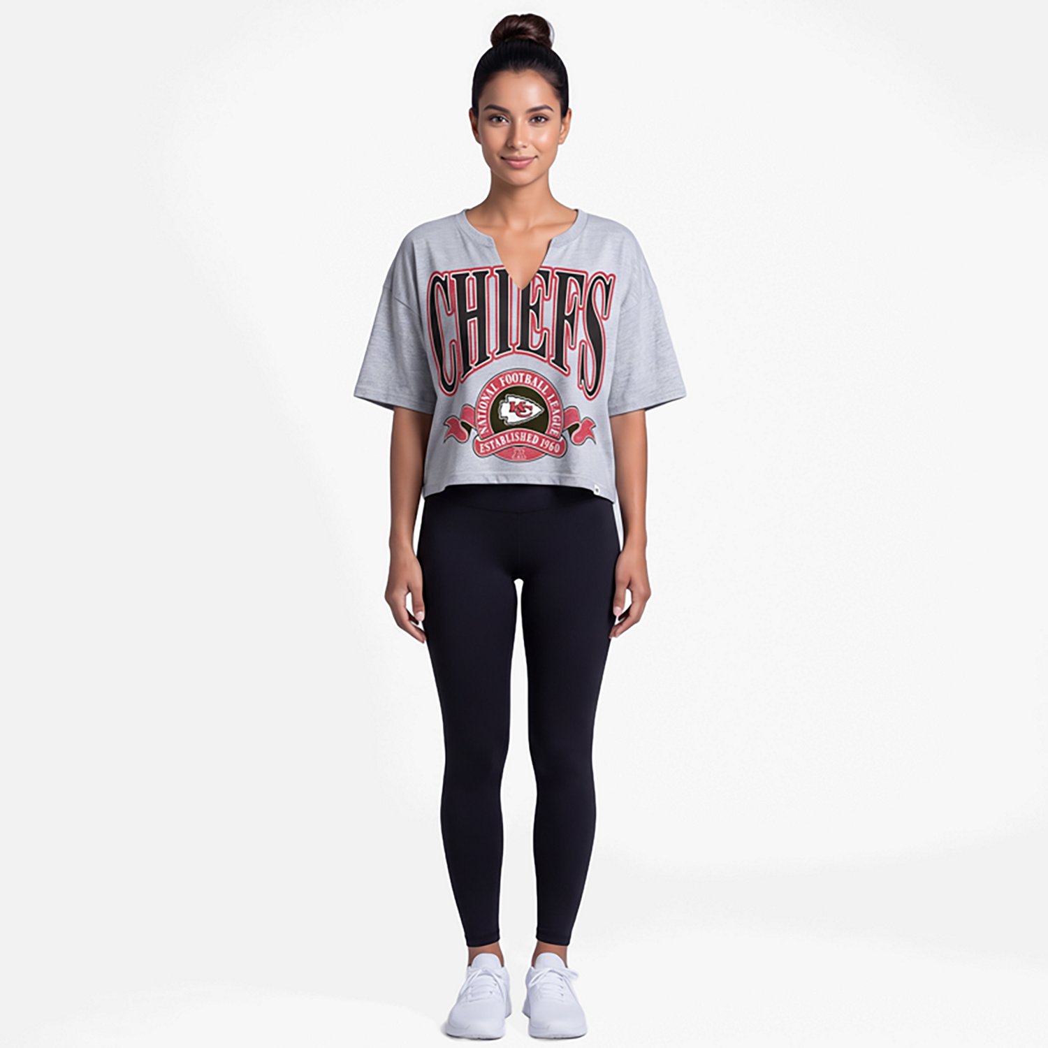 '47 Women's Chiefs Banners Out Oversized Short Sleeve T-shirt