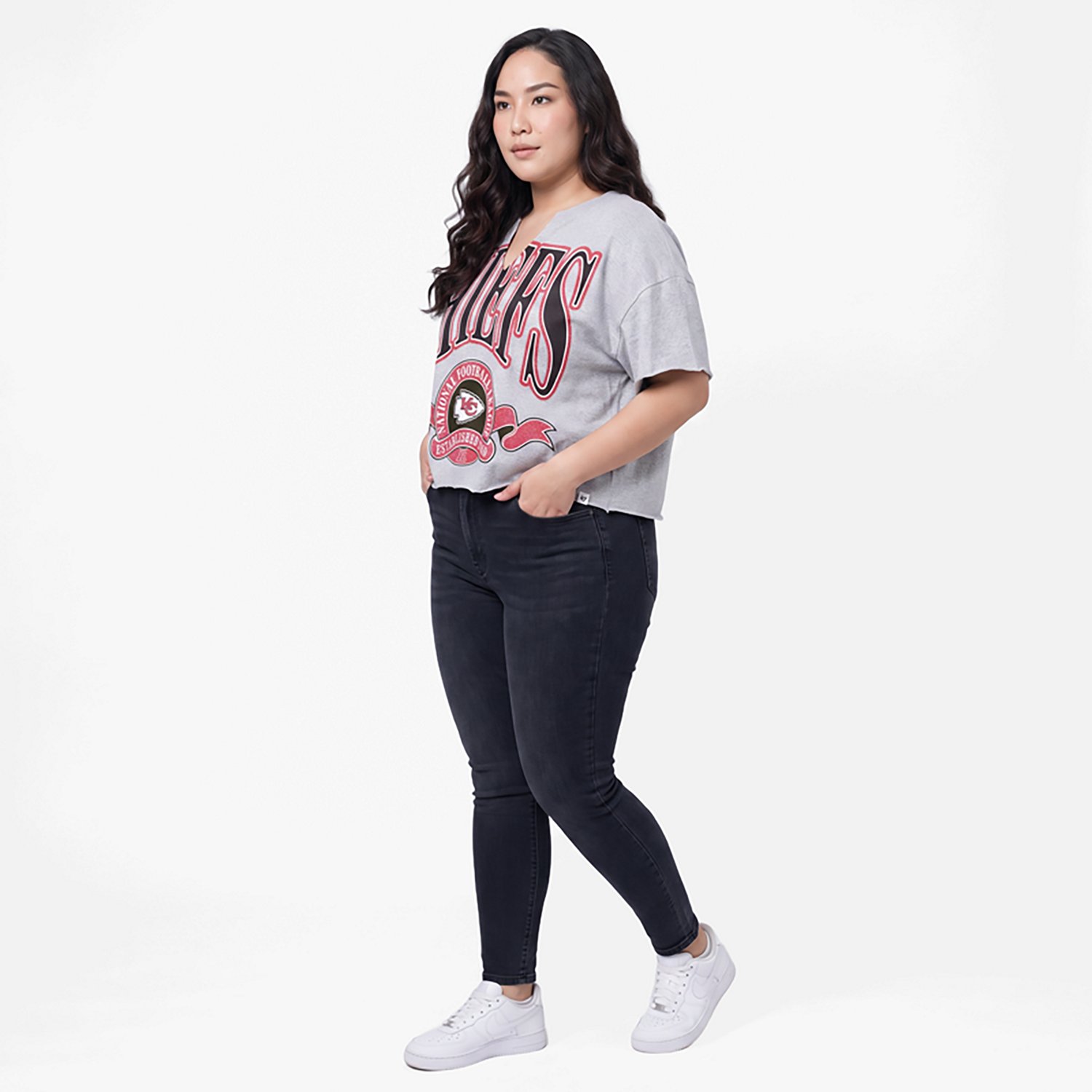 '47 Women's Chiefs Banners Out Oversized Short Sleeve T-shirt - view number 3