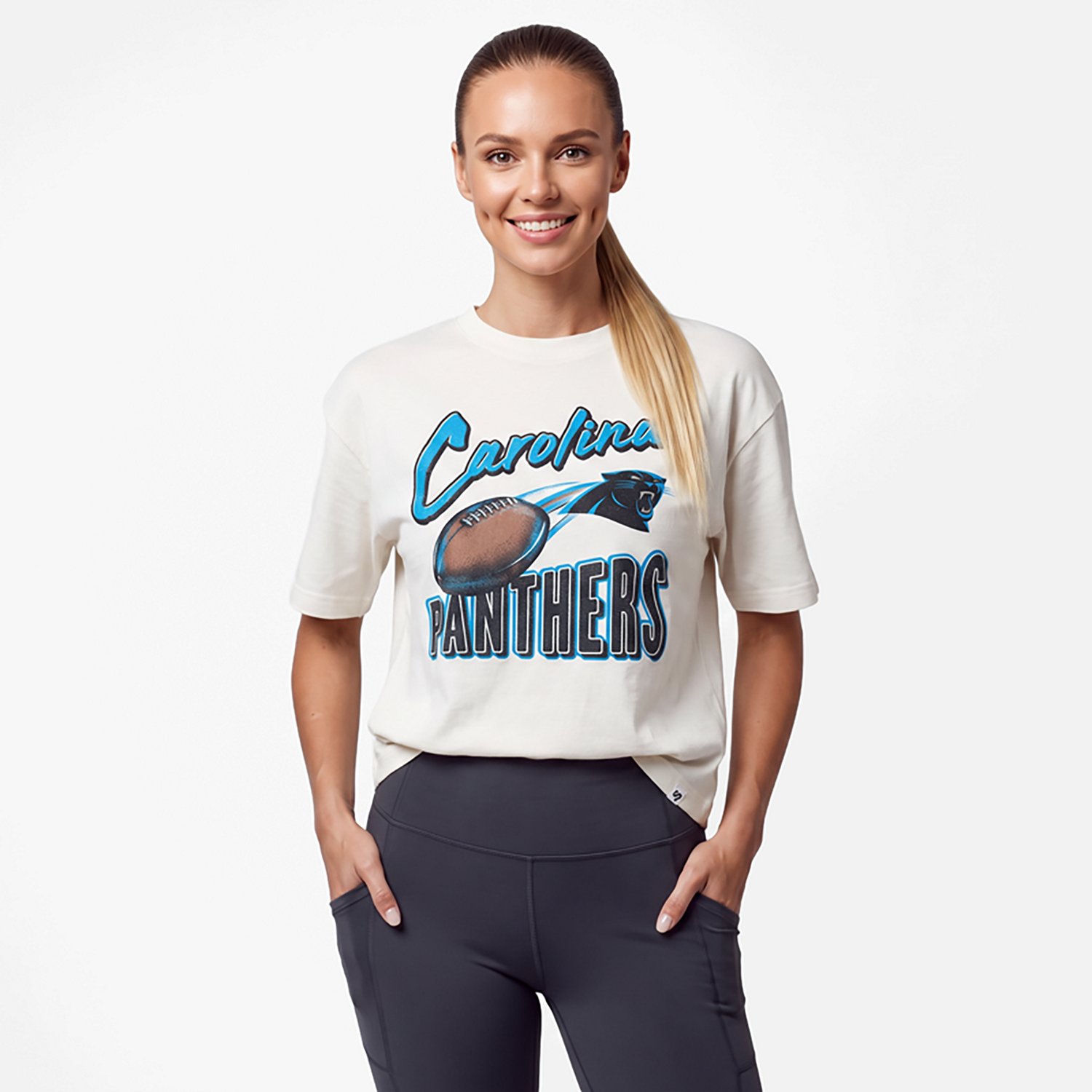 '47 Women's Panthers Dime Time Reed City Short Sleeve T-shirt - view number 2