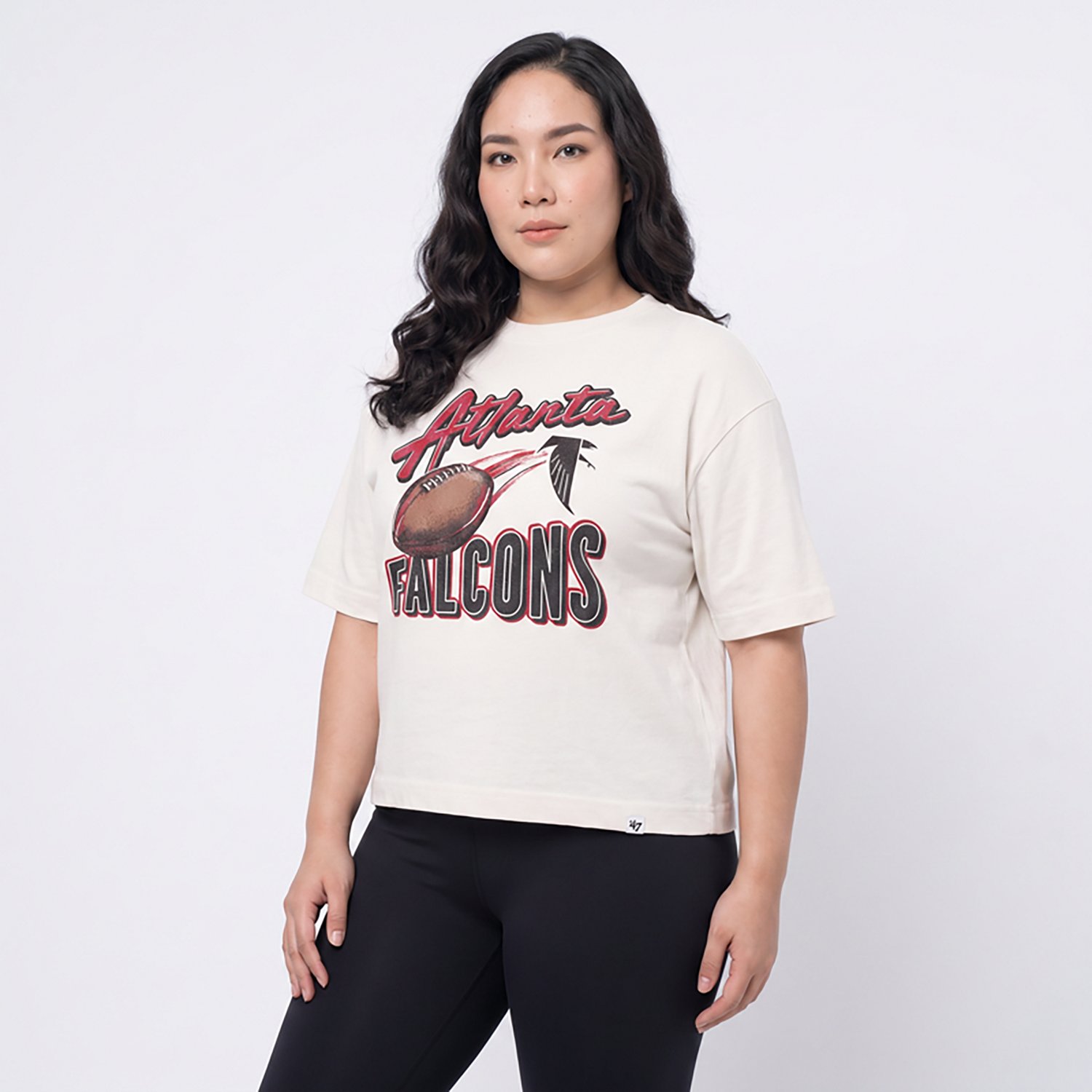'47 Women's Falcons Dime Time Reed City Short Sleeve T-shirt